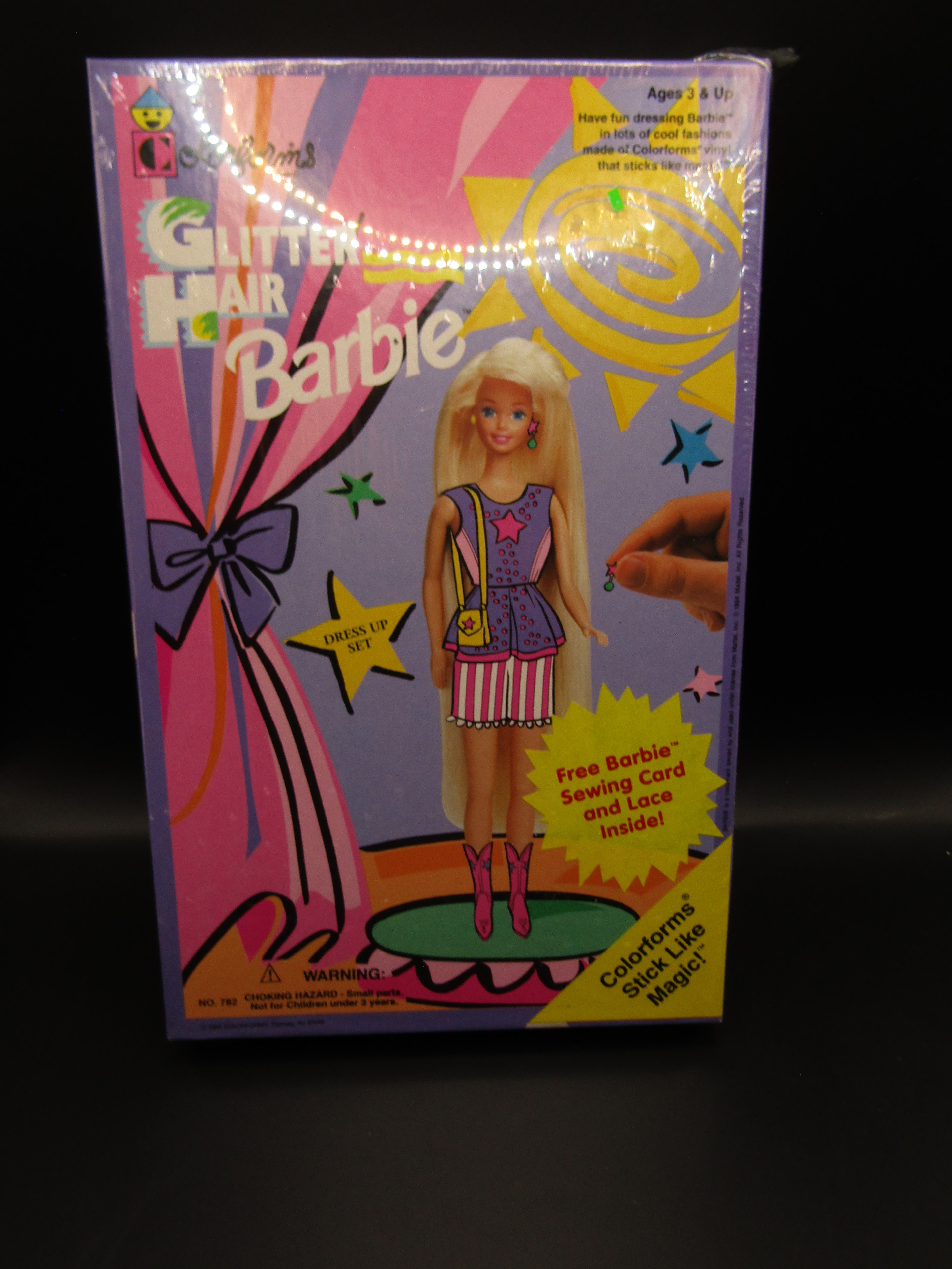 Glitter Hair Barbie Colorform