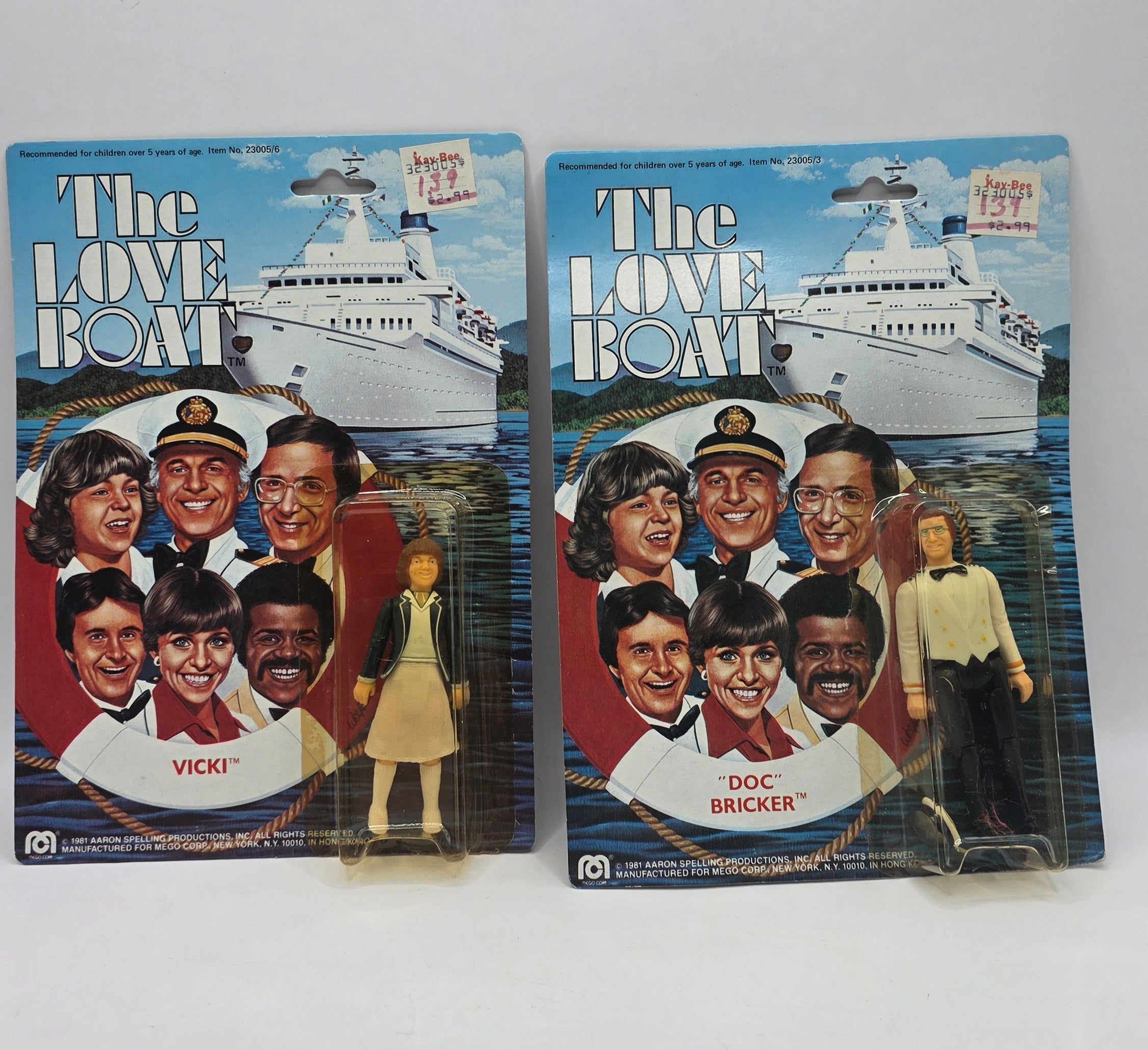 Two Love Boat Figures