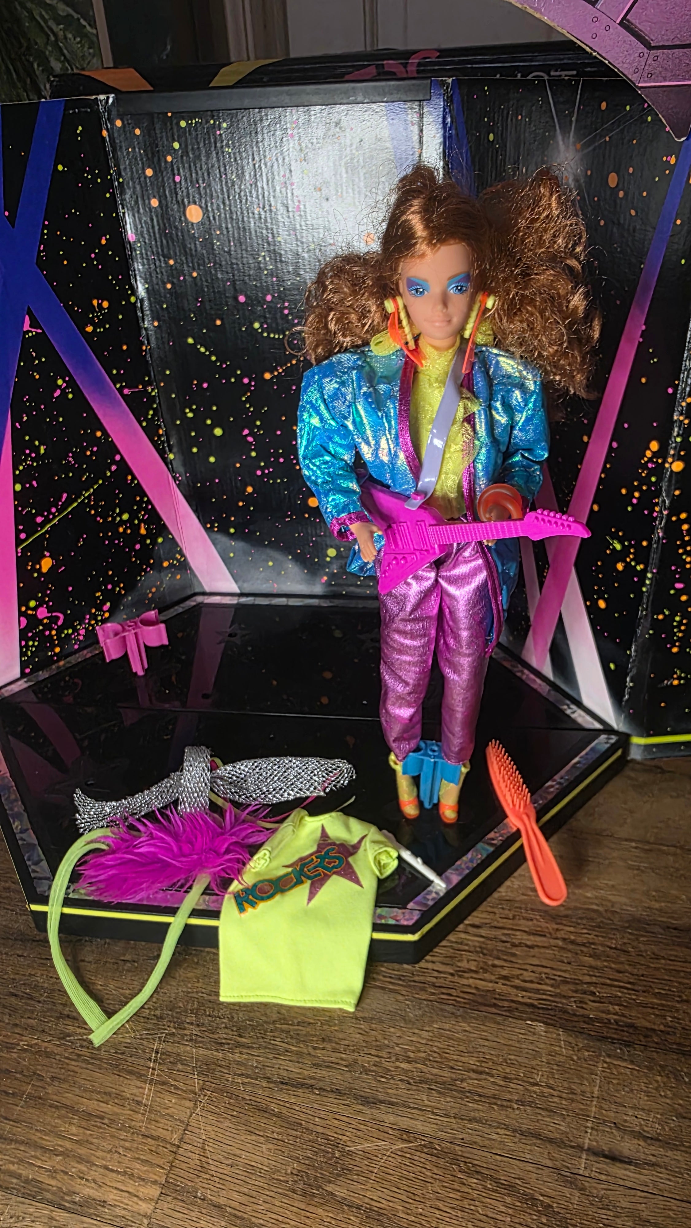 Barbie and The Rockers Stage and Dolls