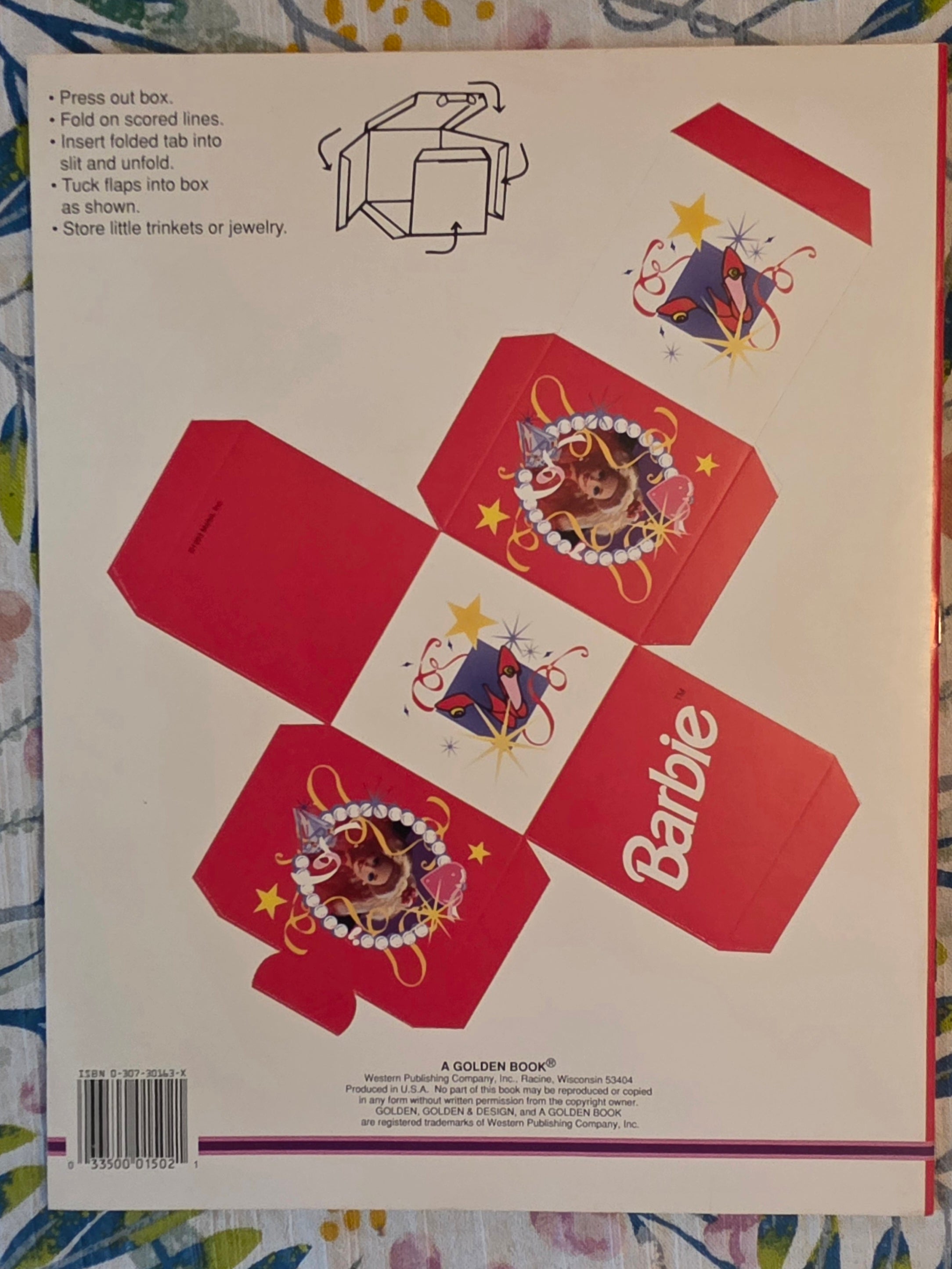 1993 Vintage Barbie Paper Doll