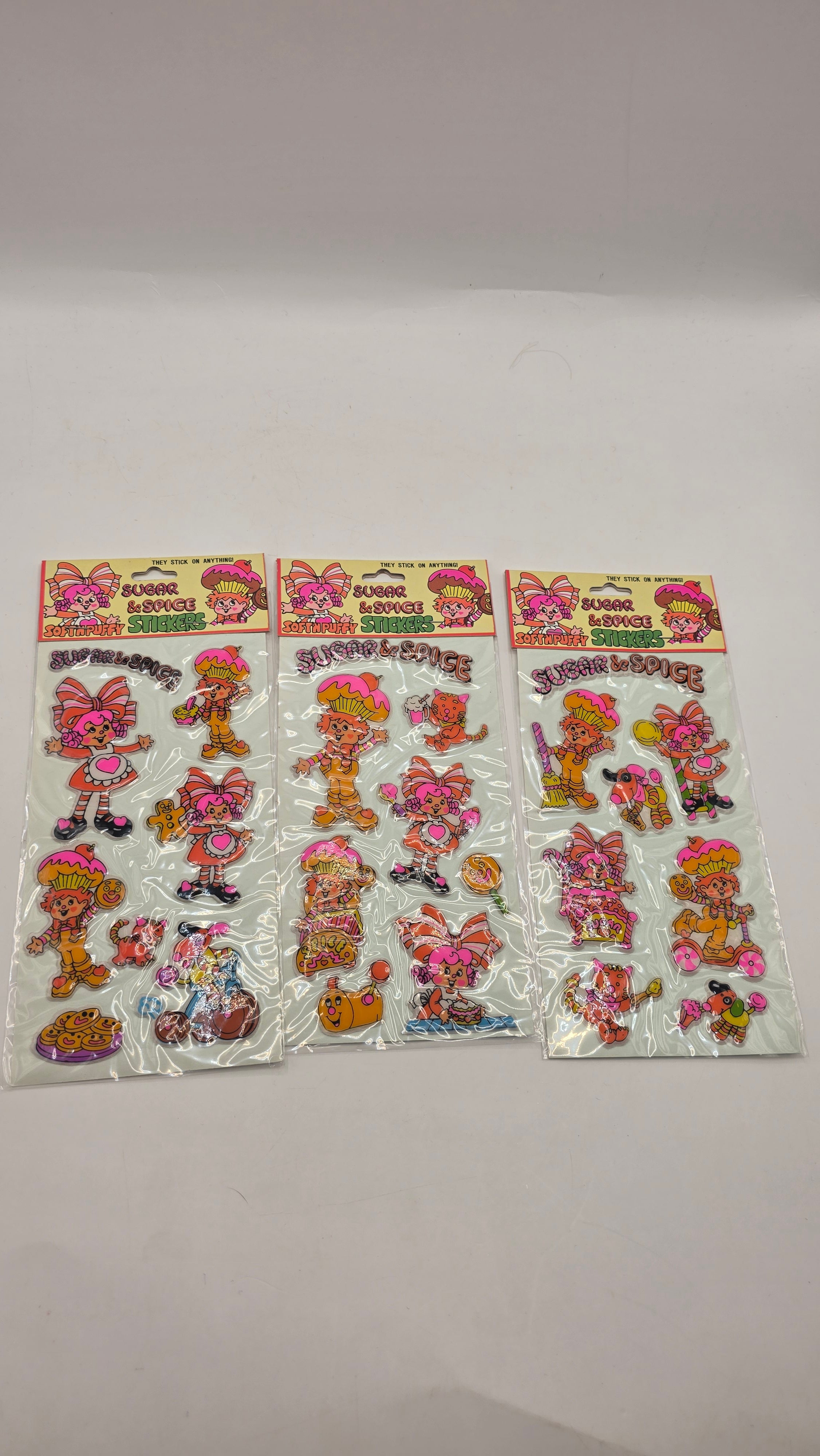 Sugar and Spice Puffy Stickers