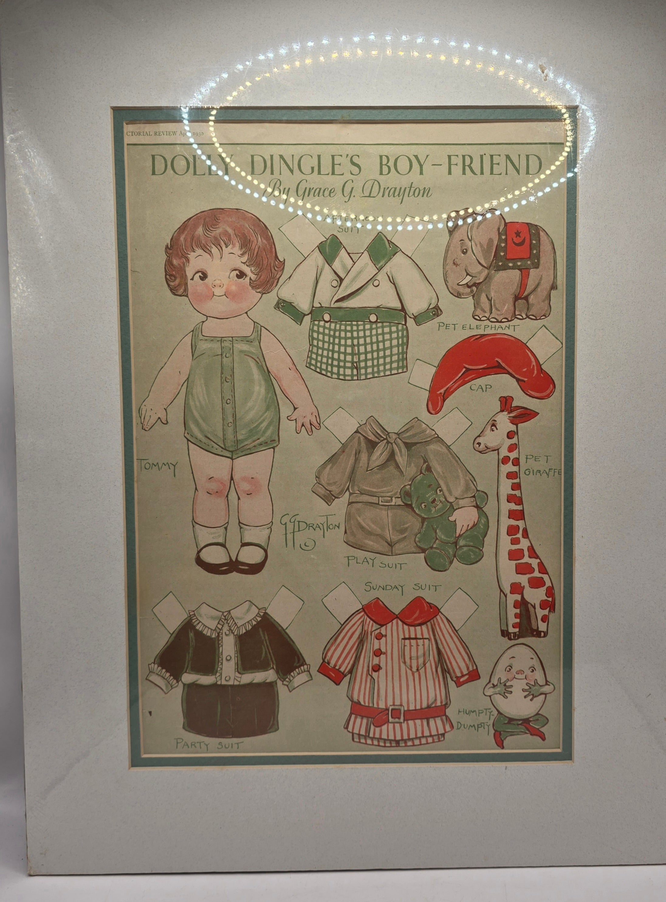 Dolly Dingle's Boy Friend Paper Doll