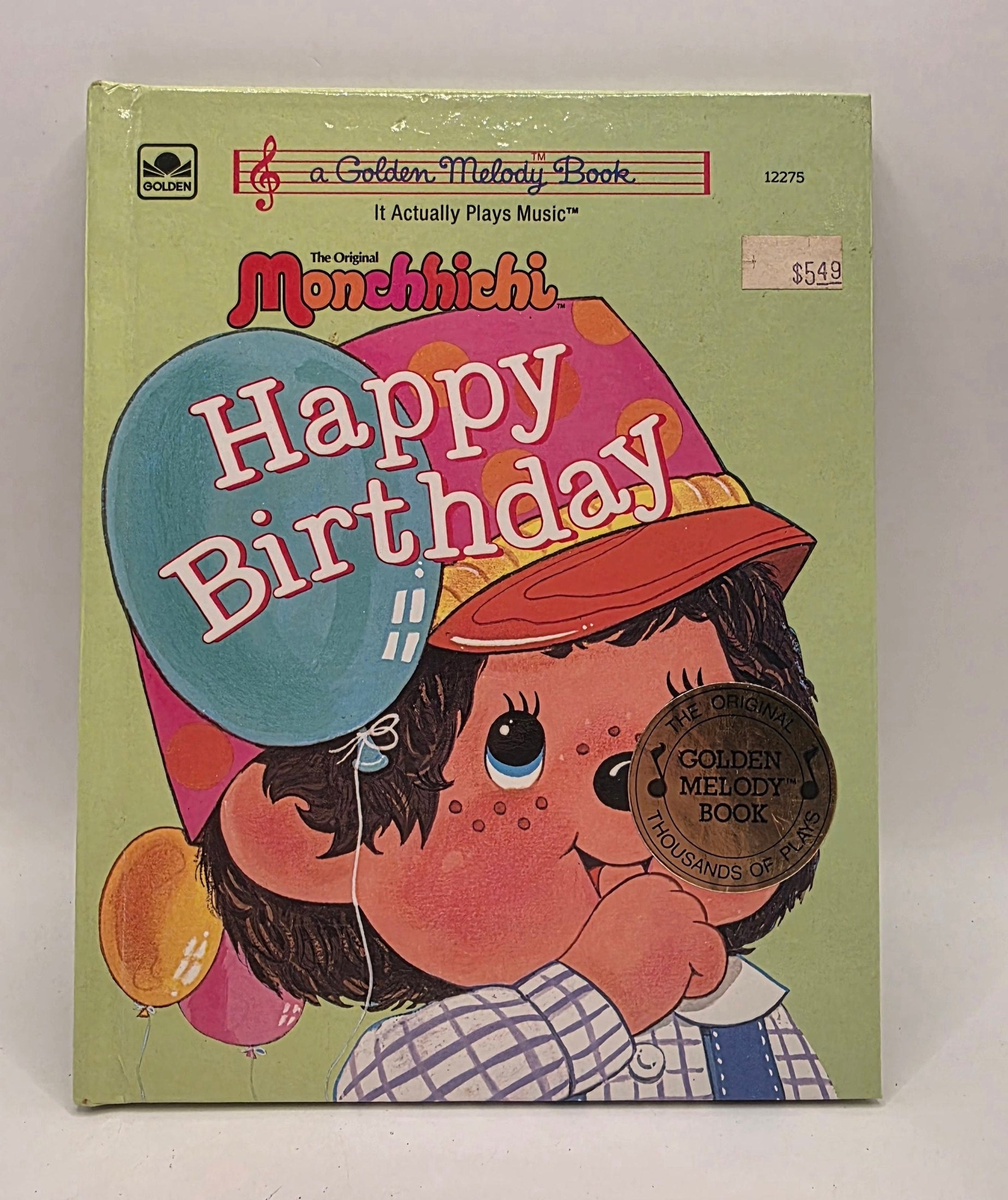 Monchhichi Happy Birthday Book