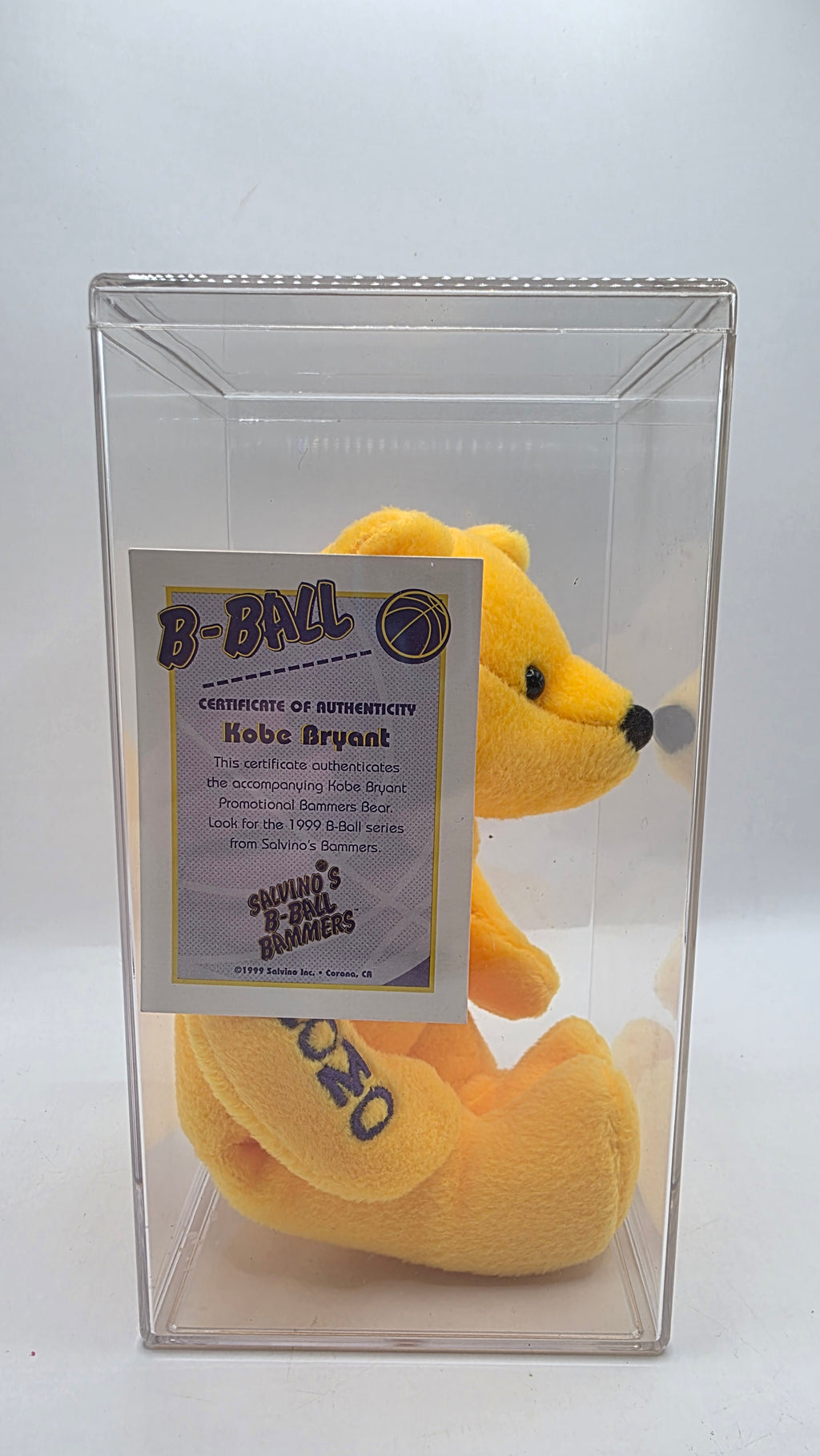 Kobe Bryant TY Bear In Case