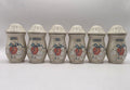Set of 6 Goose Spice Jars, Labeled