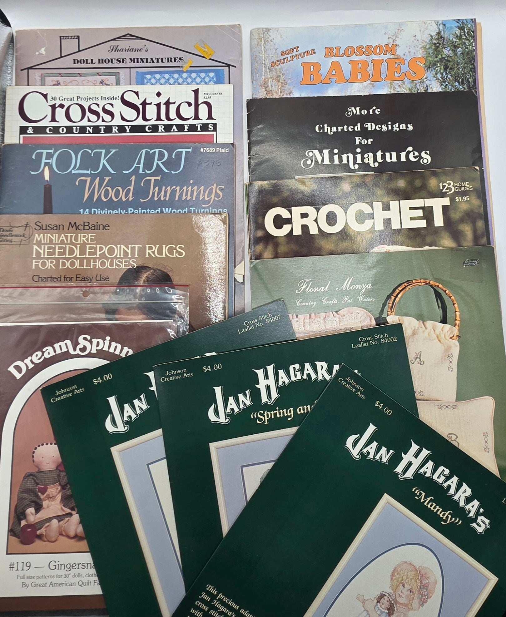 Set of 12 Vintage Craft Books