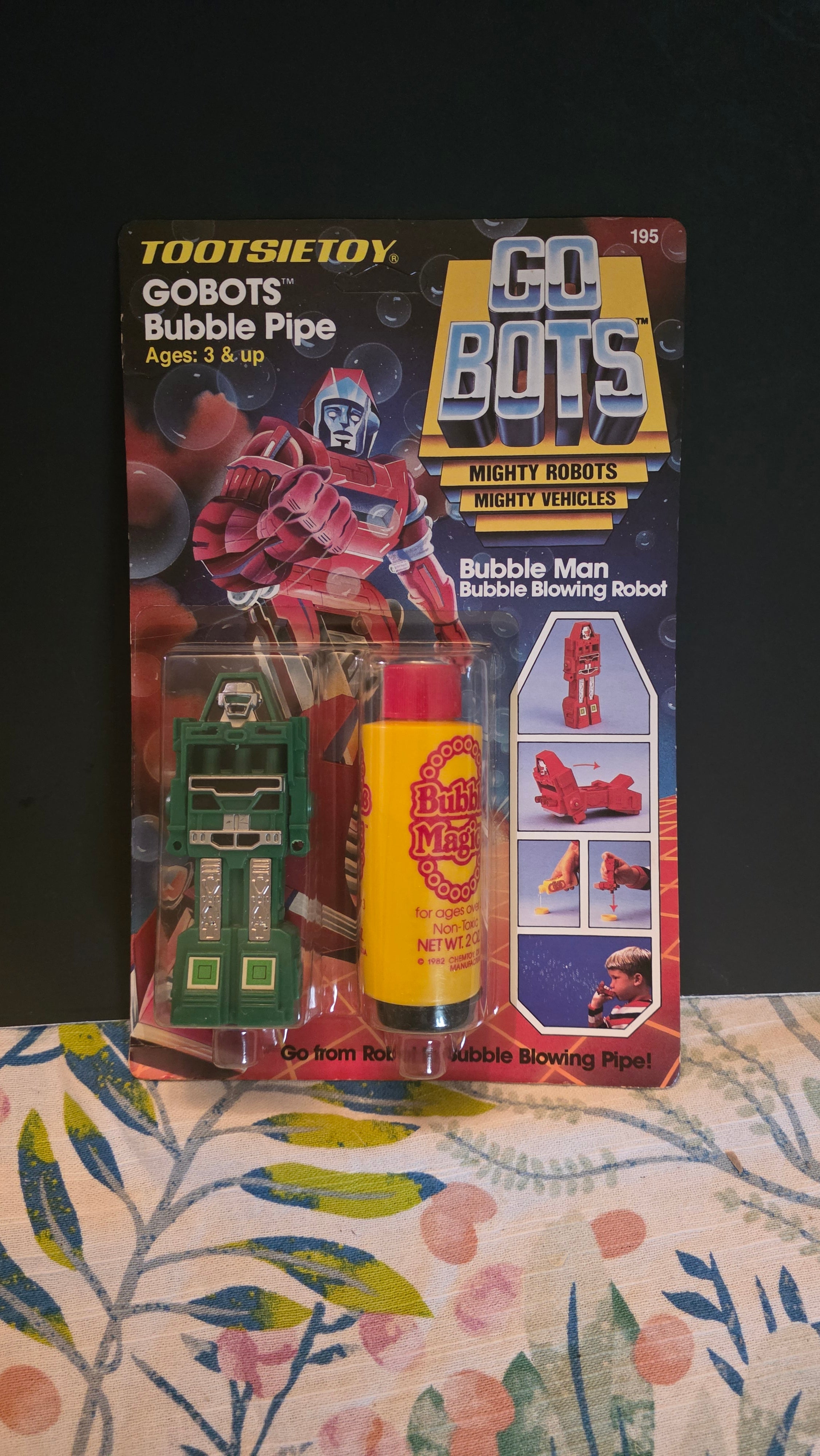 Vintage Go Bots Bubble Figures