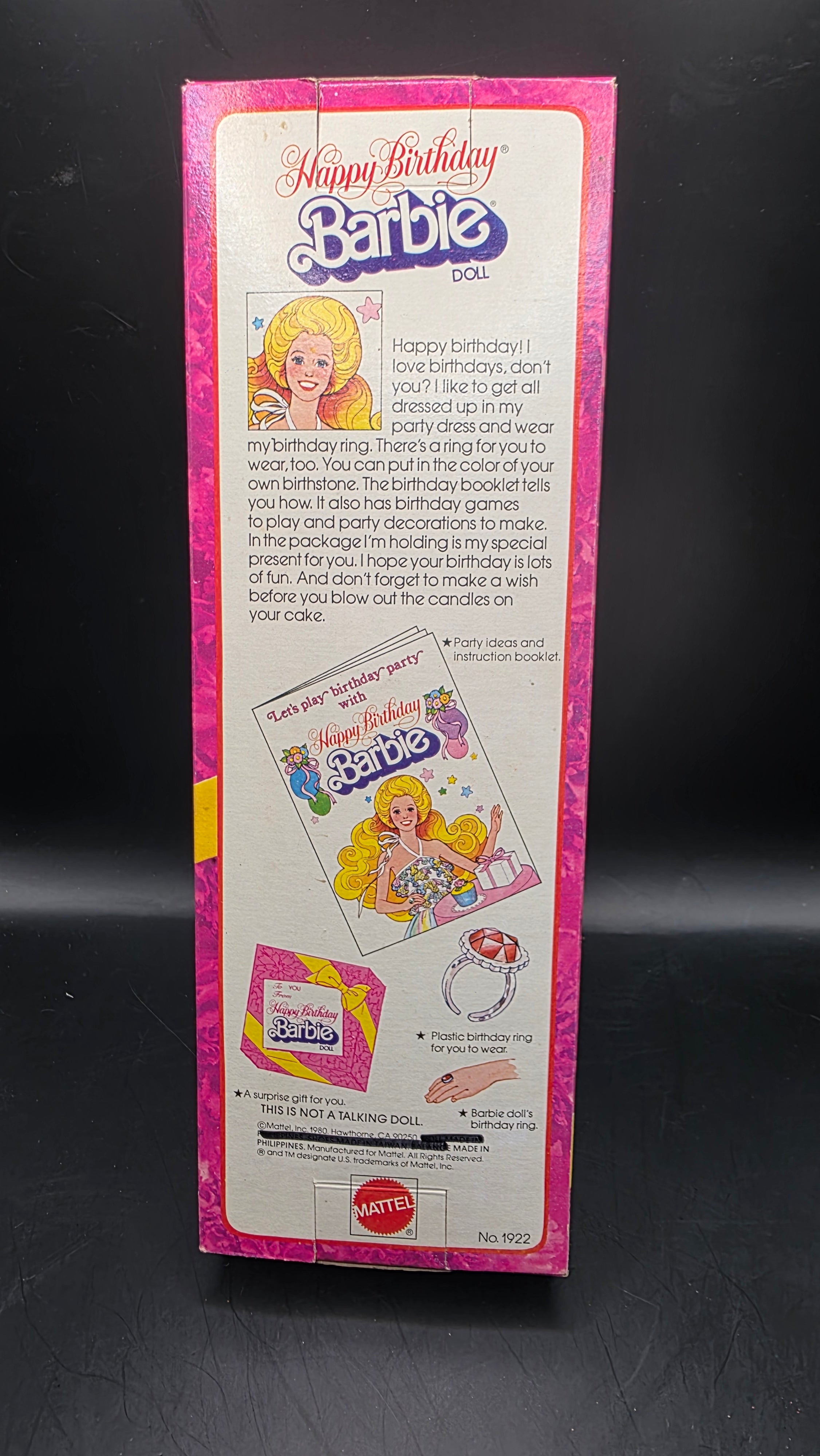1980 Happy Birthday Barbie
