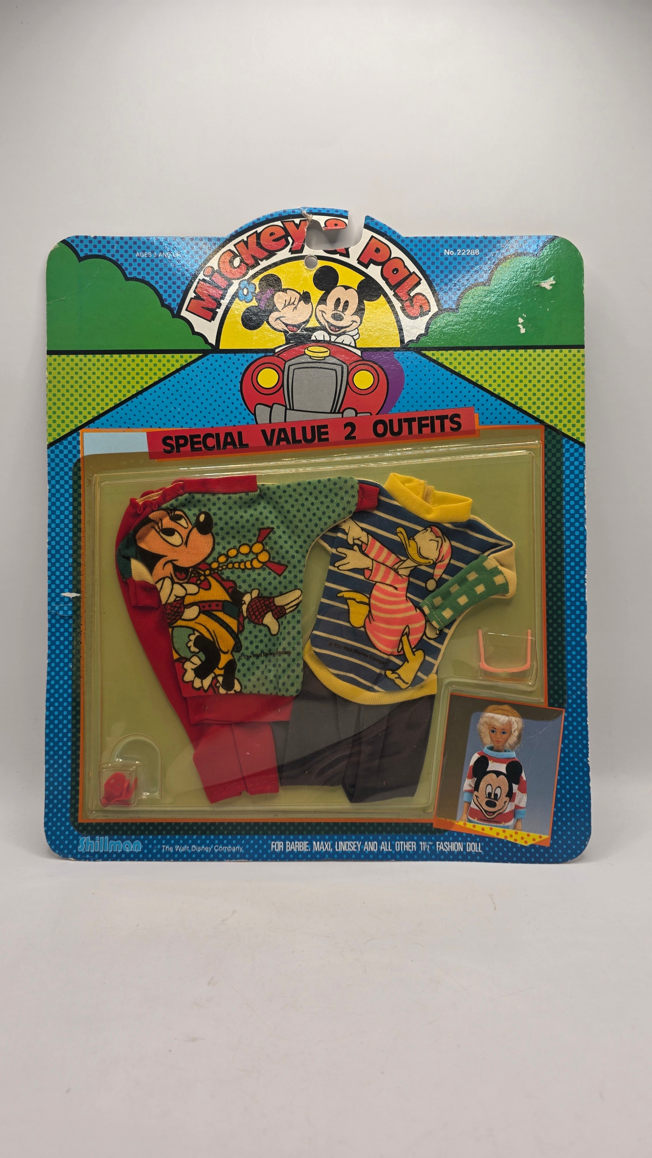 Disney Mickey & Pals Barbie Clothes Set
