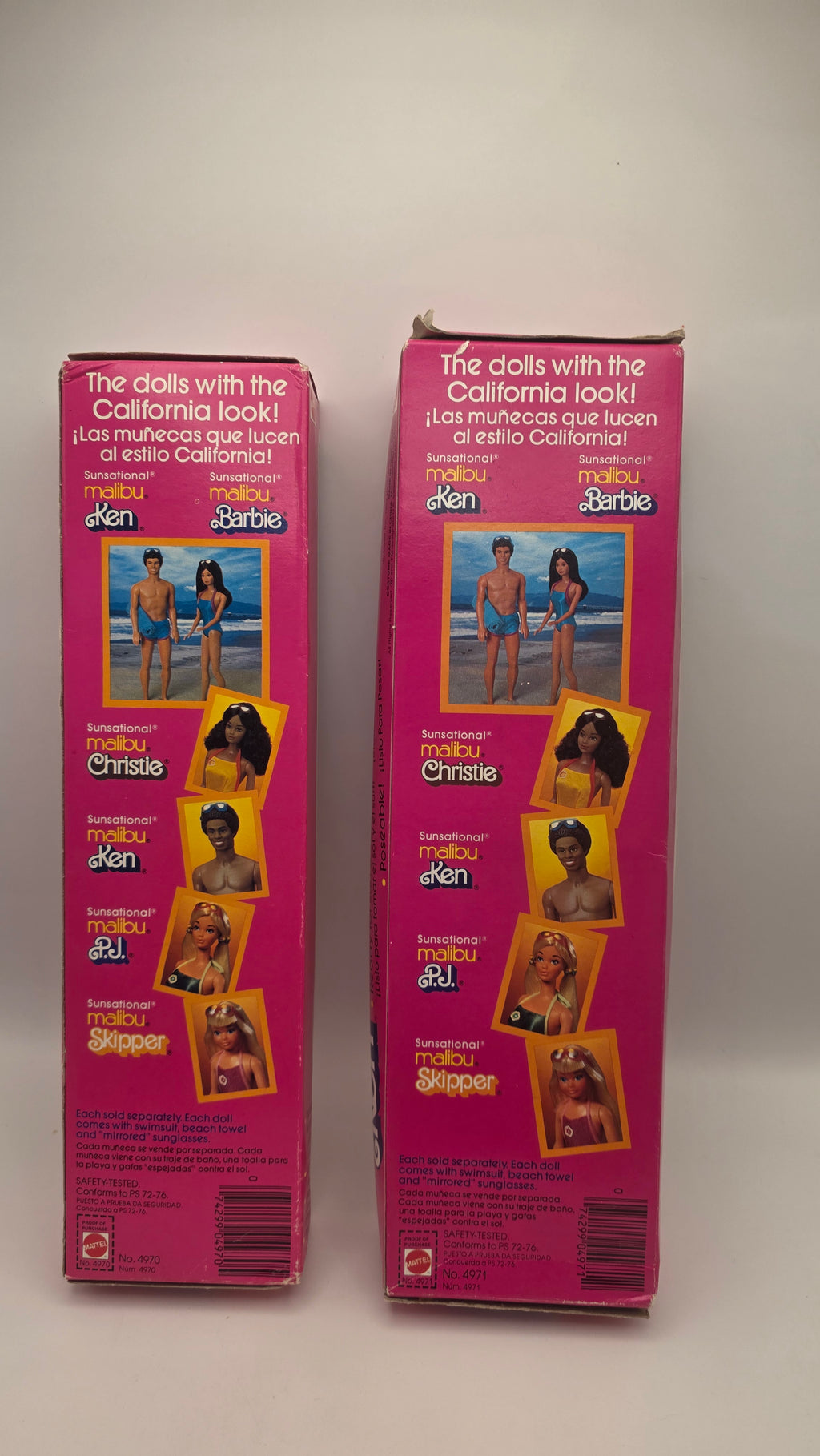 Sunsational Malibu Barbie and Ken Hispanic