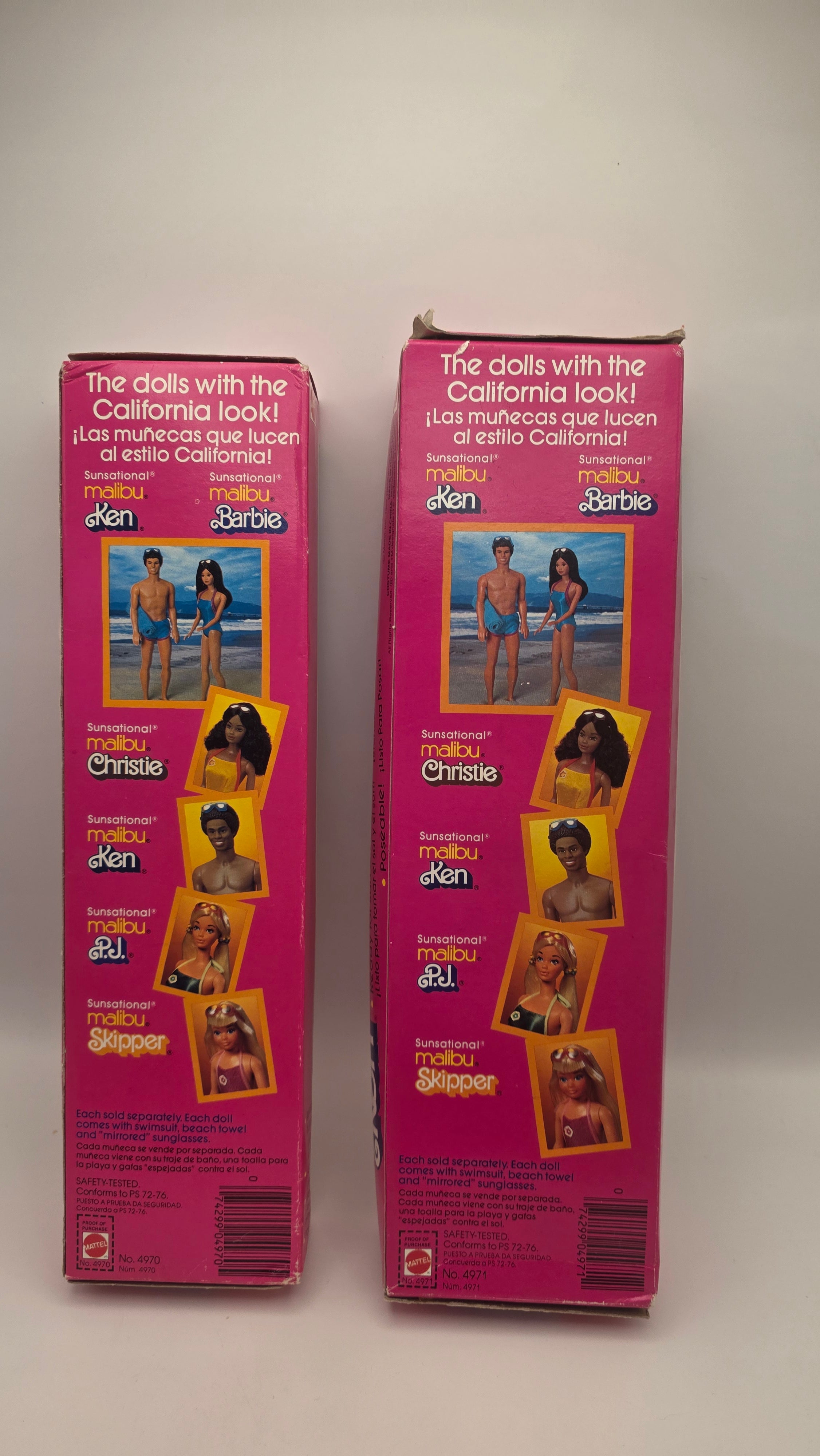 Sunsational Malibu Barbie and Ken Hispanic