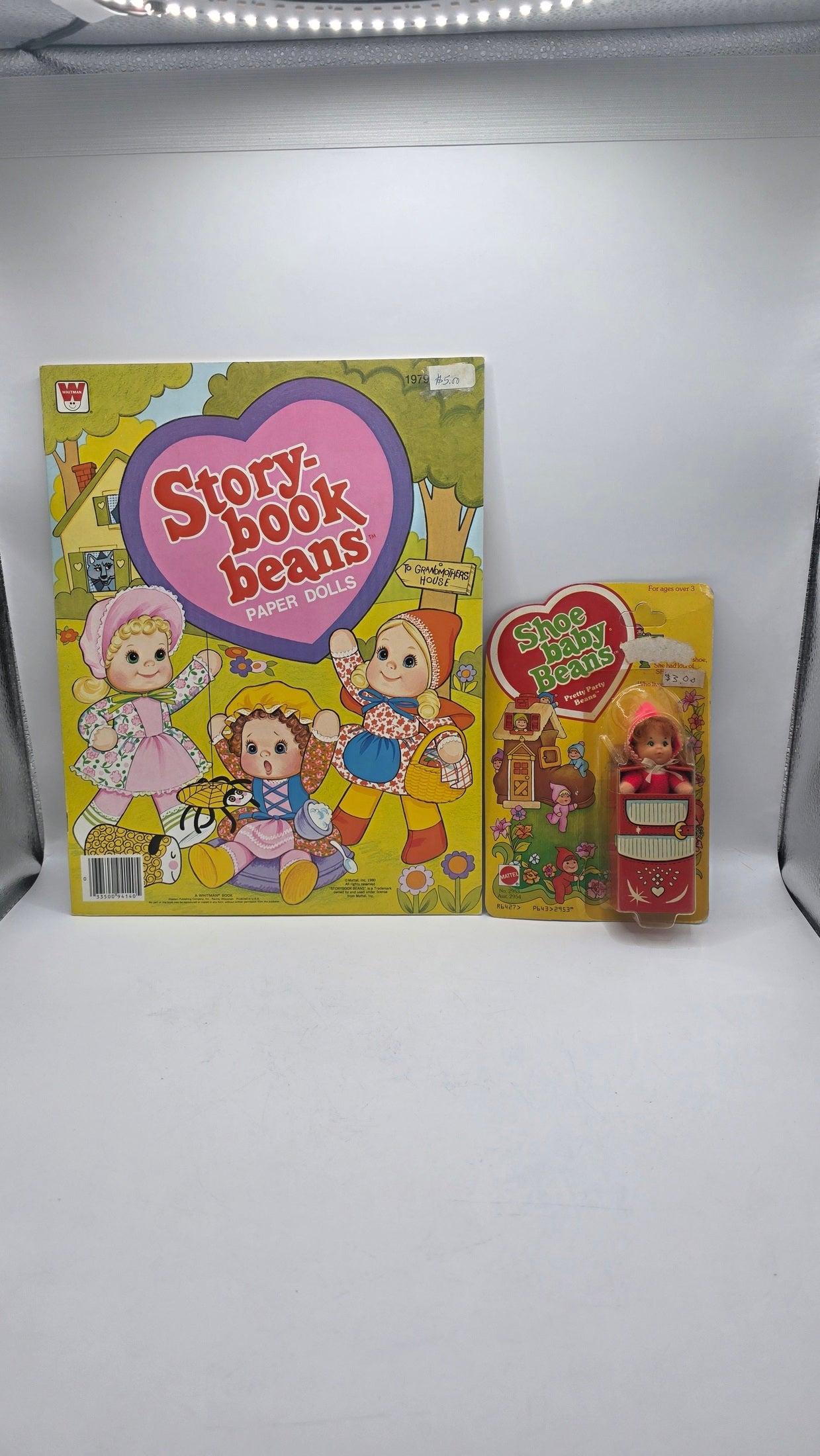 Shoe Baby Beans Doll and Paper Dolls