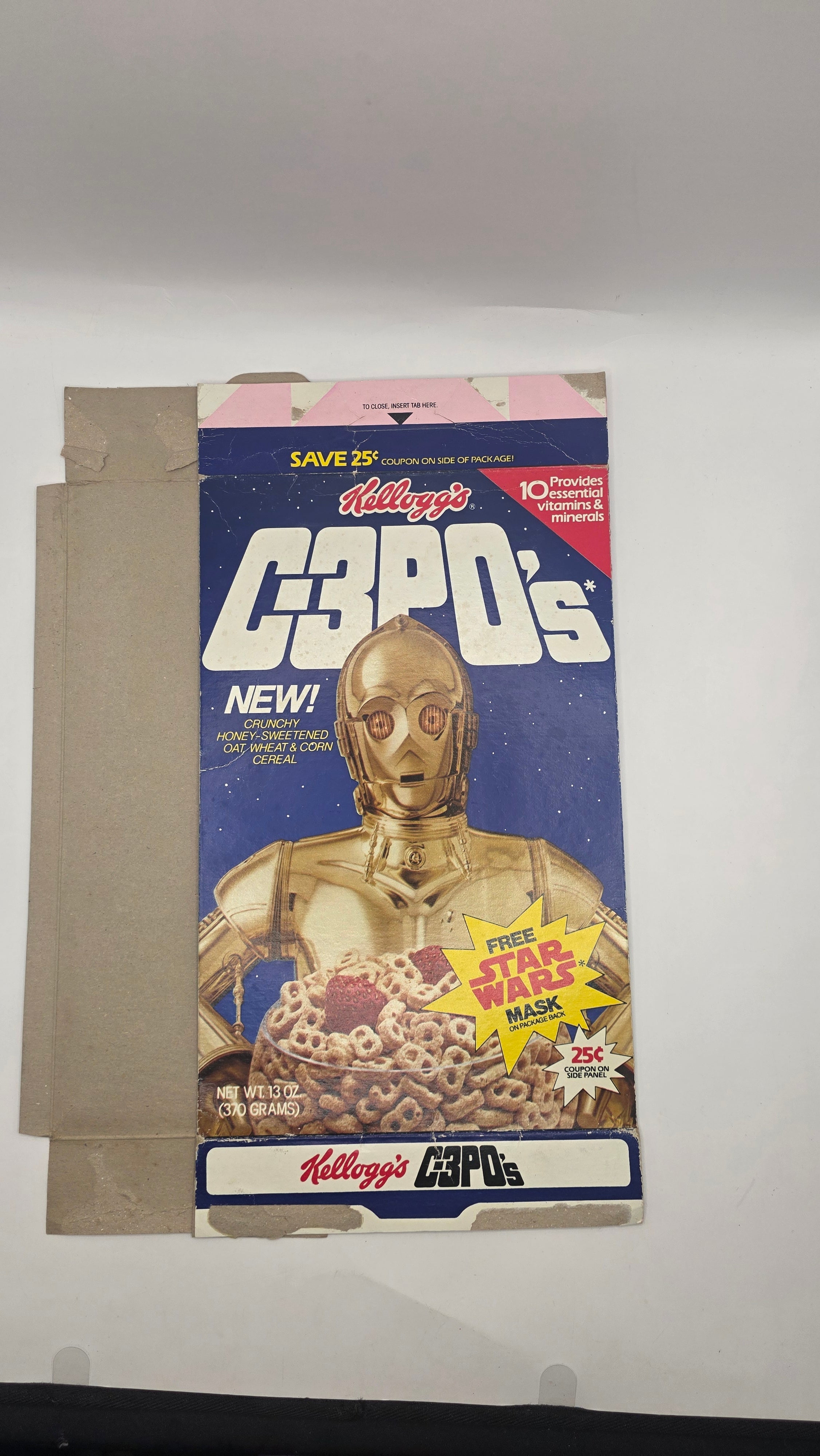Kellogg's C-3PO Cereal Box