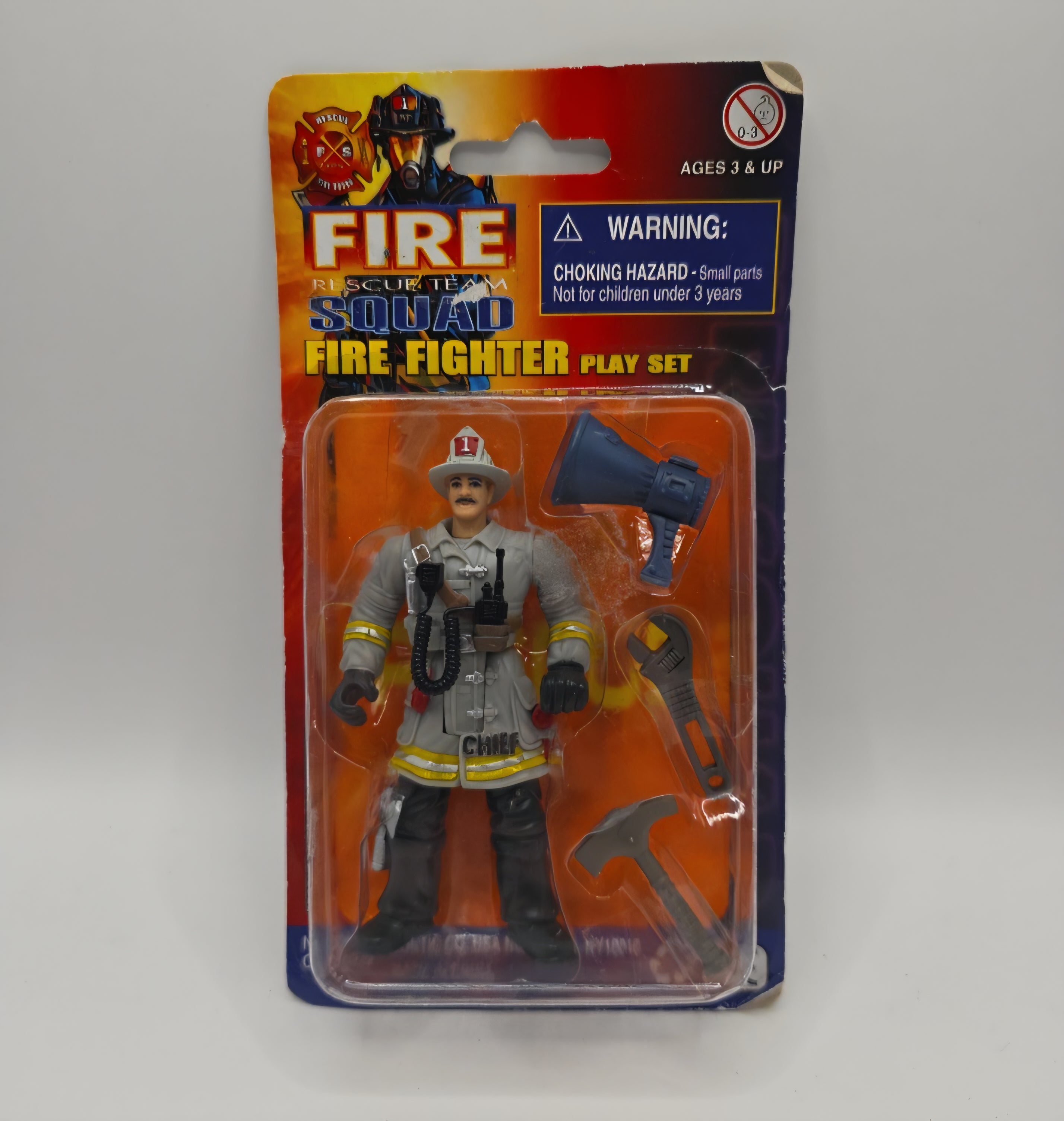 Vintage Fire Fighter Figure