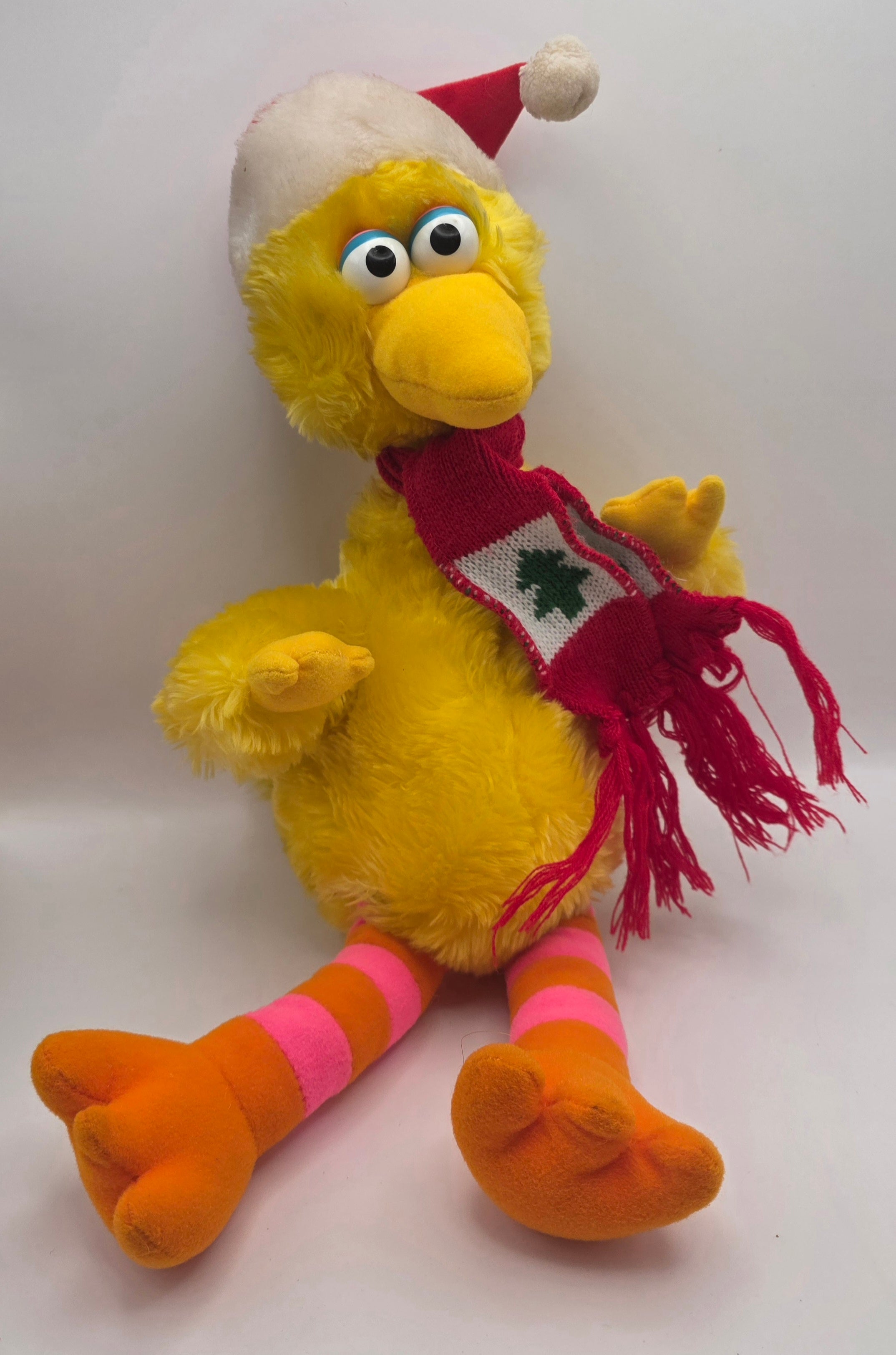 Vintage Big Bird Christmas Plush