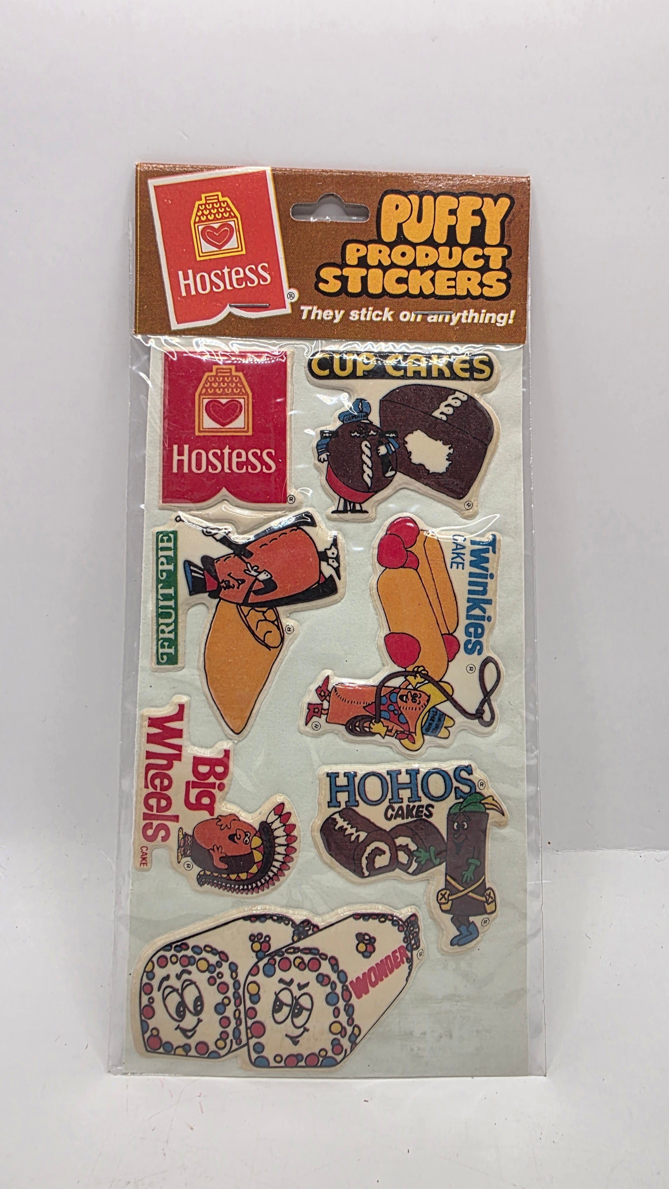 Hostess Puffy Stickers