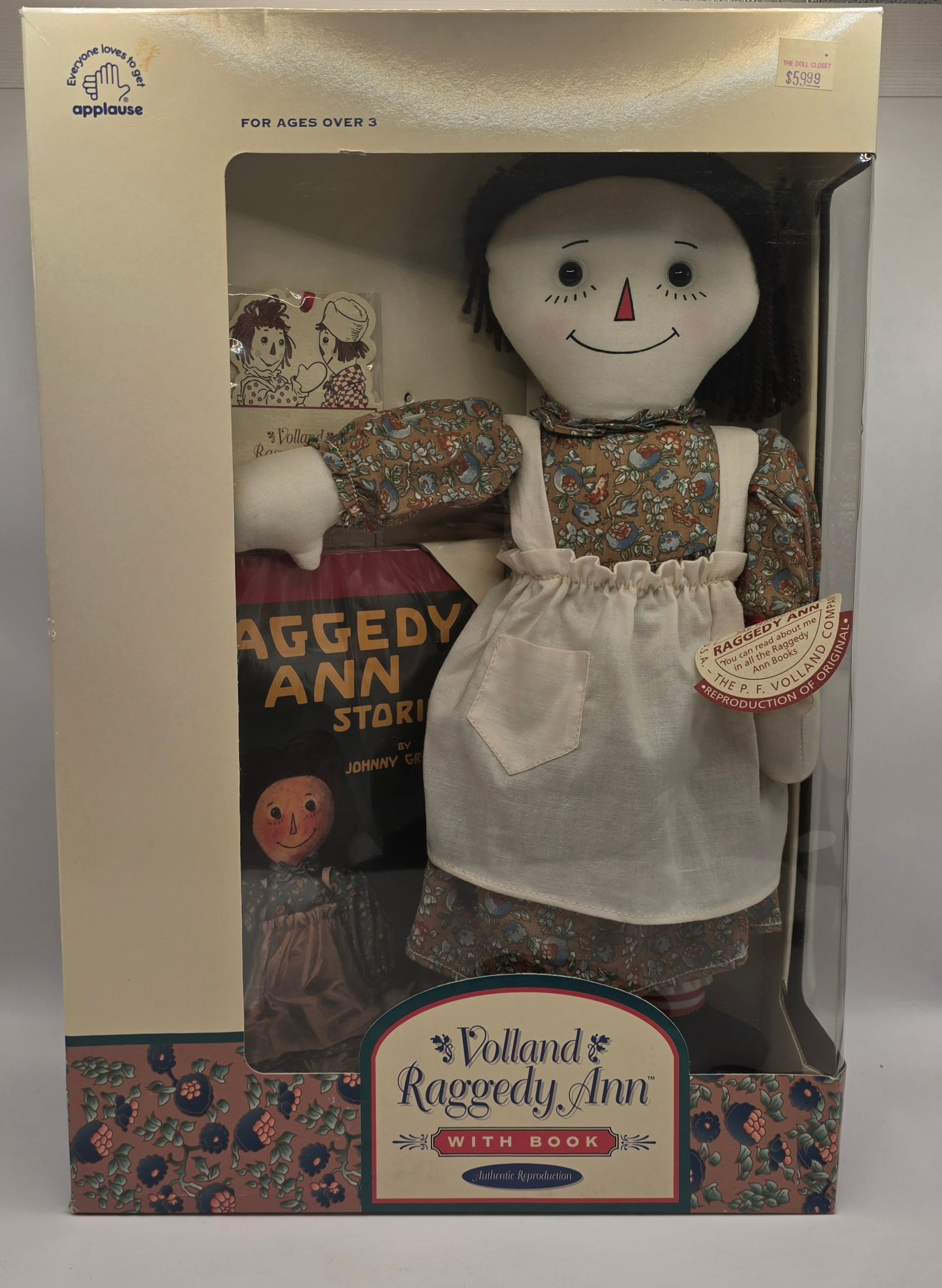 Raggedy Ann and Book