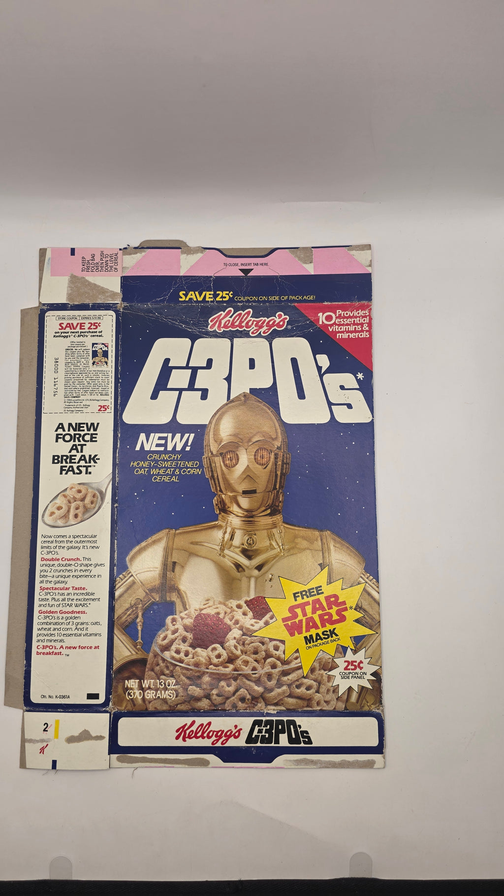 Kellogg's C-3PO Cereal Box