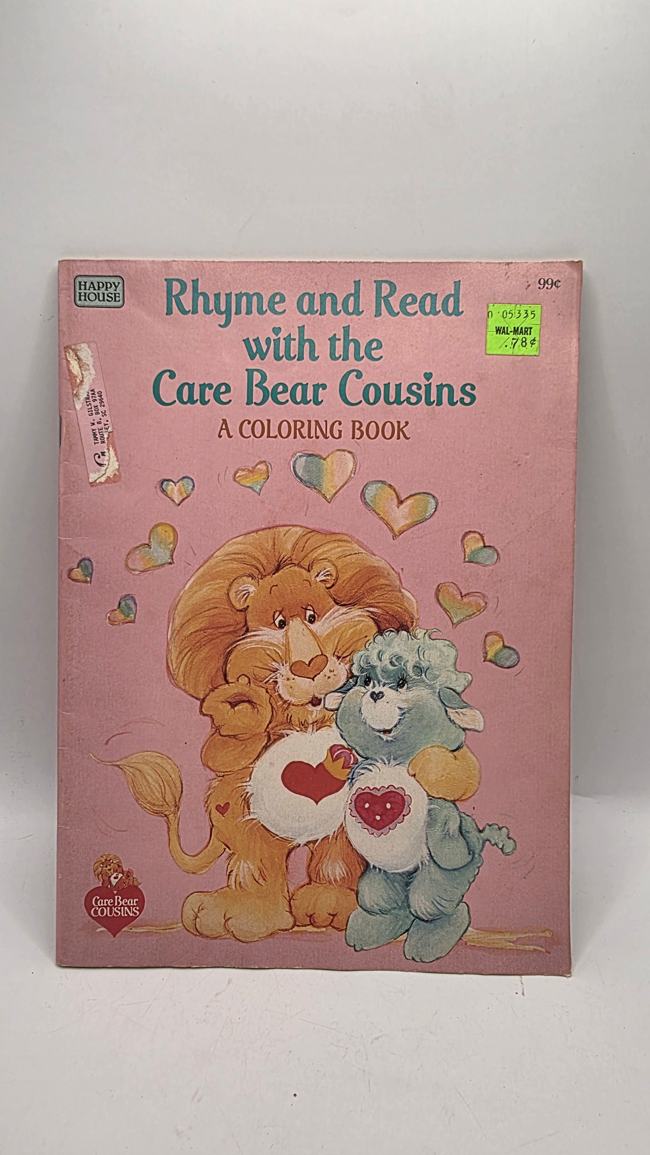 Rhyme and Read Care Bears Coloring Books