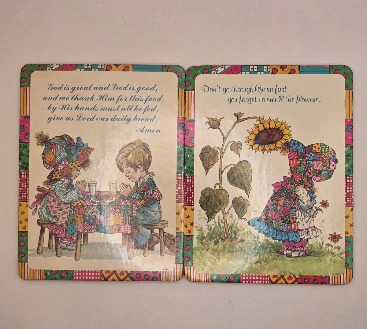 Holly Hobbie Hot Plates/ Wall hangings