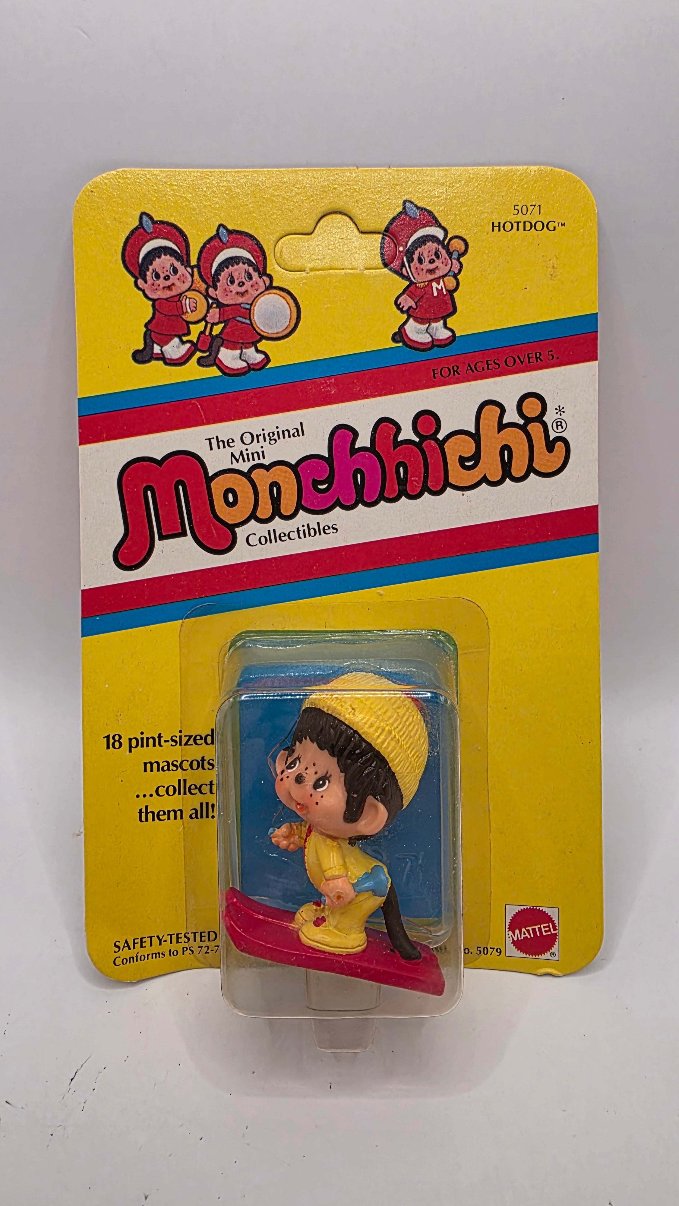 Monchhichi Mini Figure Hotdog