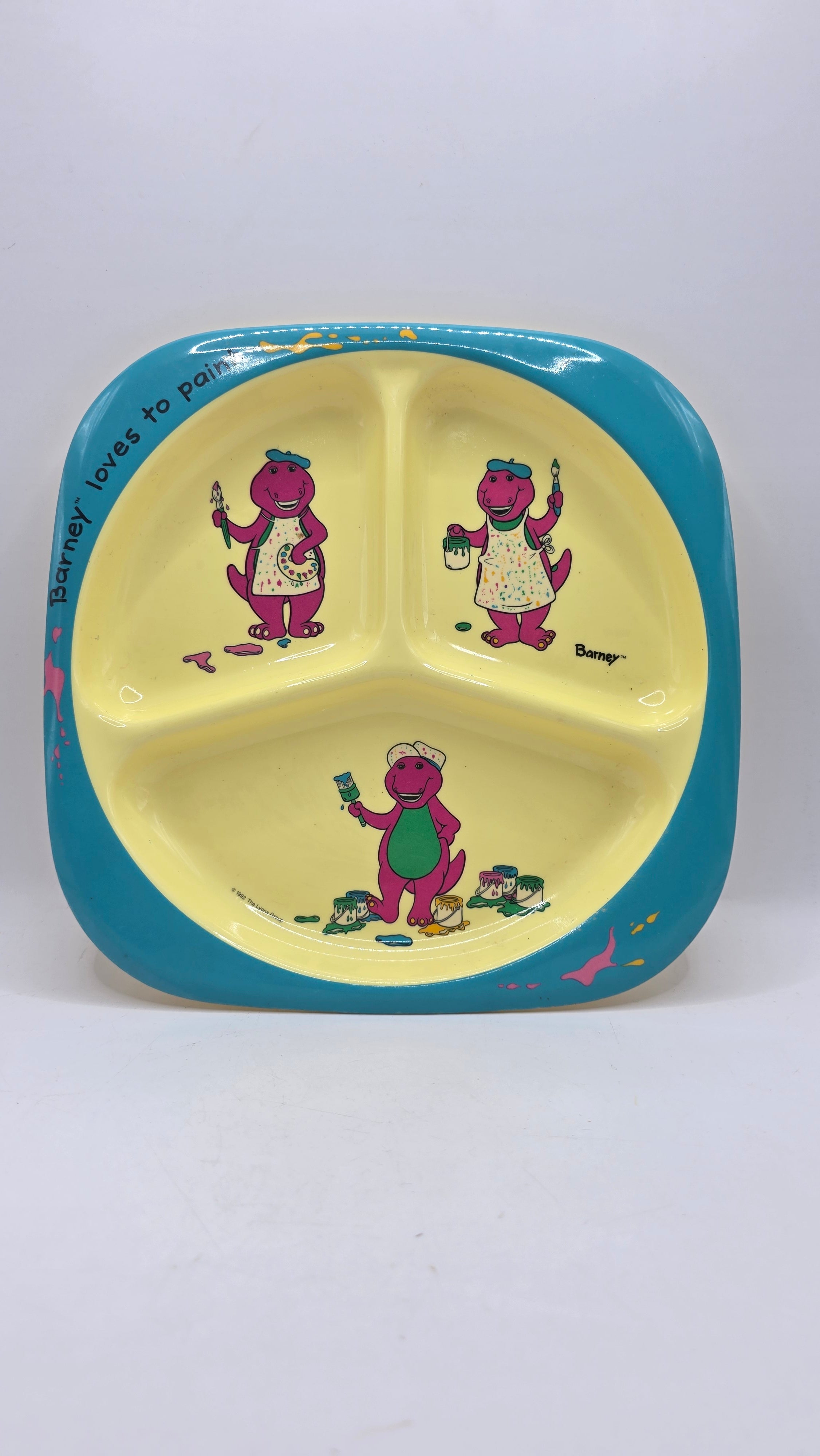 Barney Plate and Bowl Paint