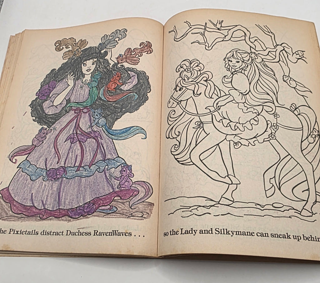 Damaged Lady Lovely Locks Coloring book