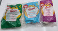 3 Barbie McDonalds's toys