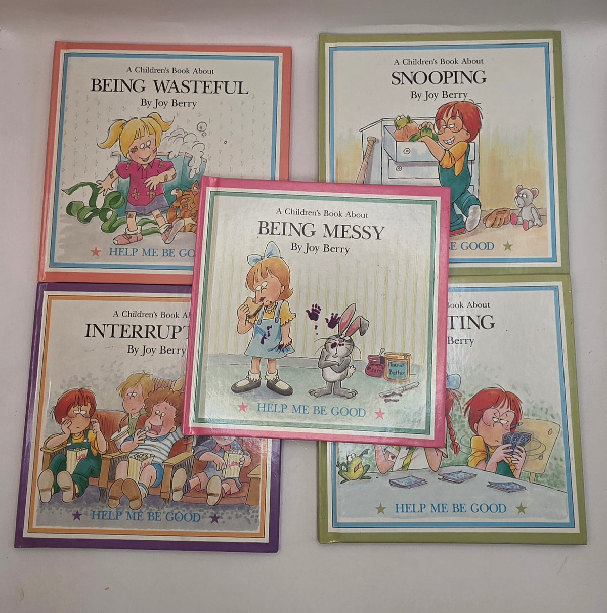 Set of Five "Help Me Be Good" Books