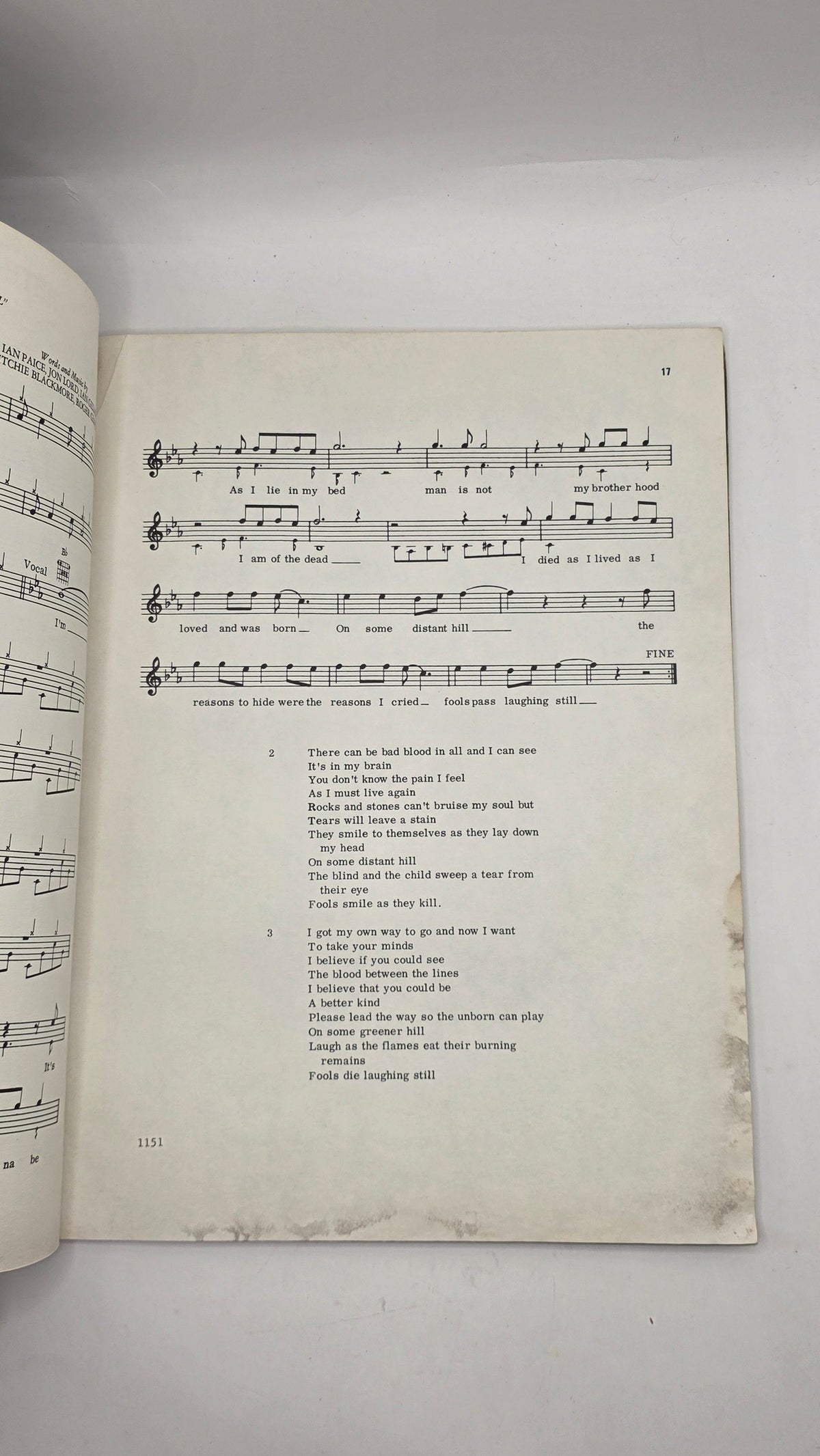 Deep Purple Music Book