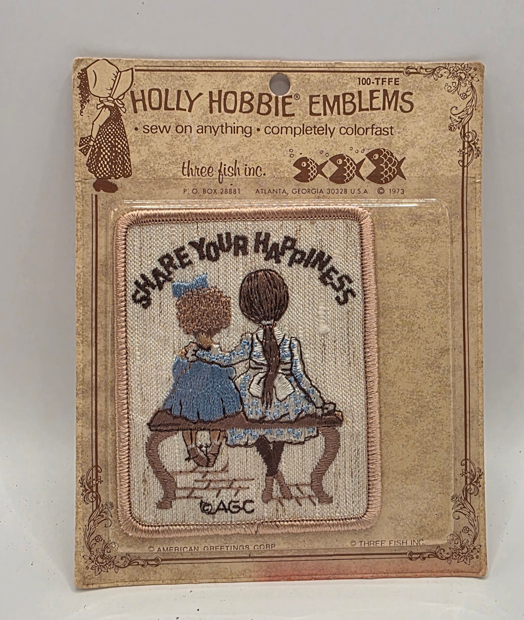 Share Your Happiness Holly Hobbie Patch