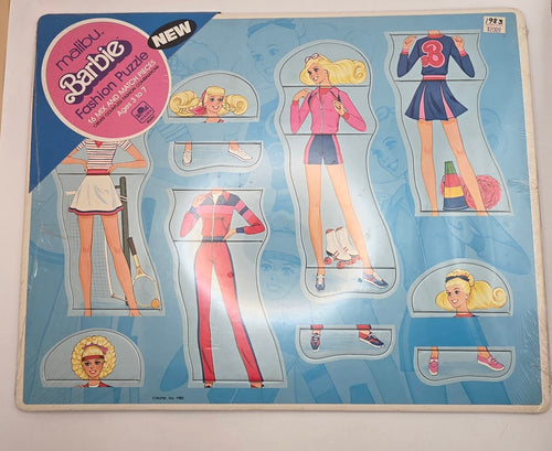 1983 Barbie Dress-Up Puzzles