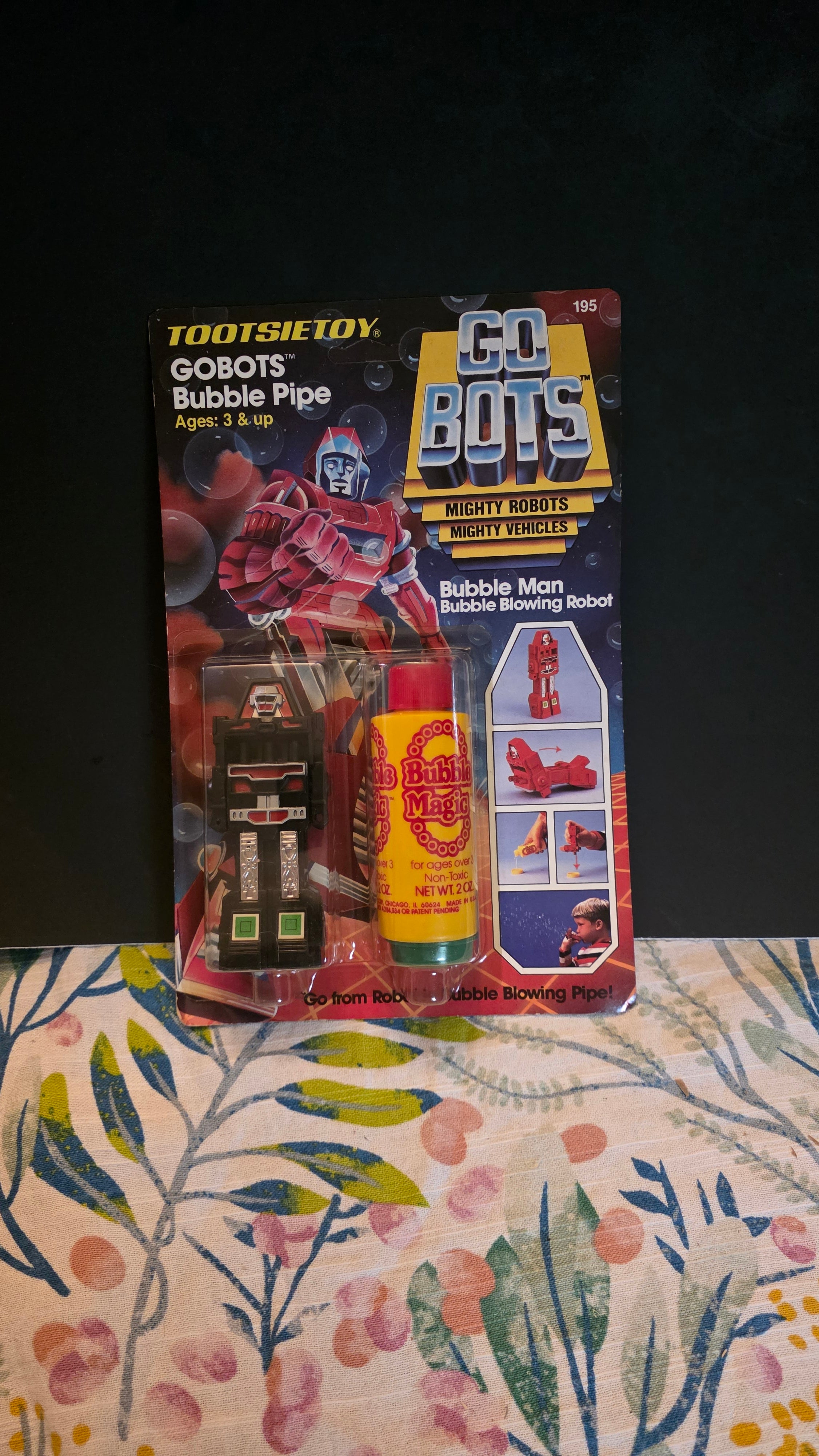 Vintage Go Bots Bubble Figures