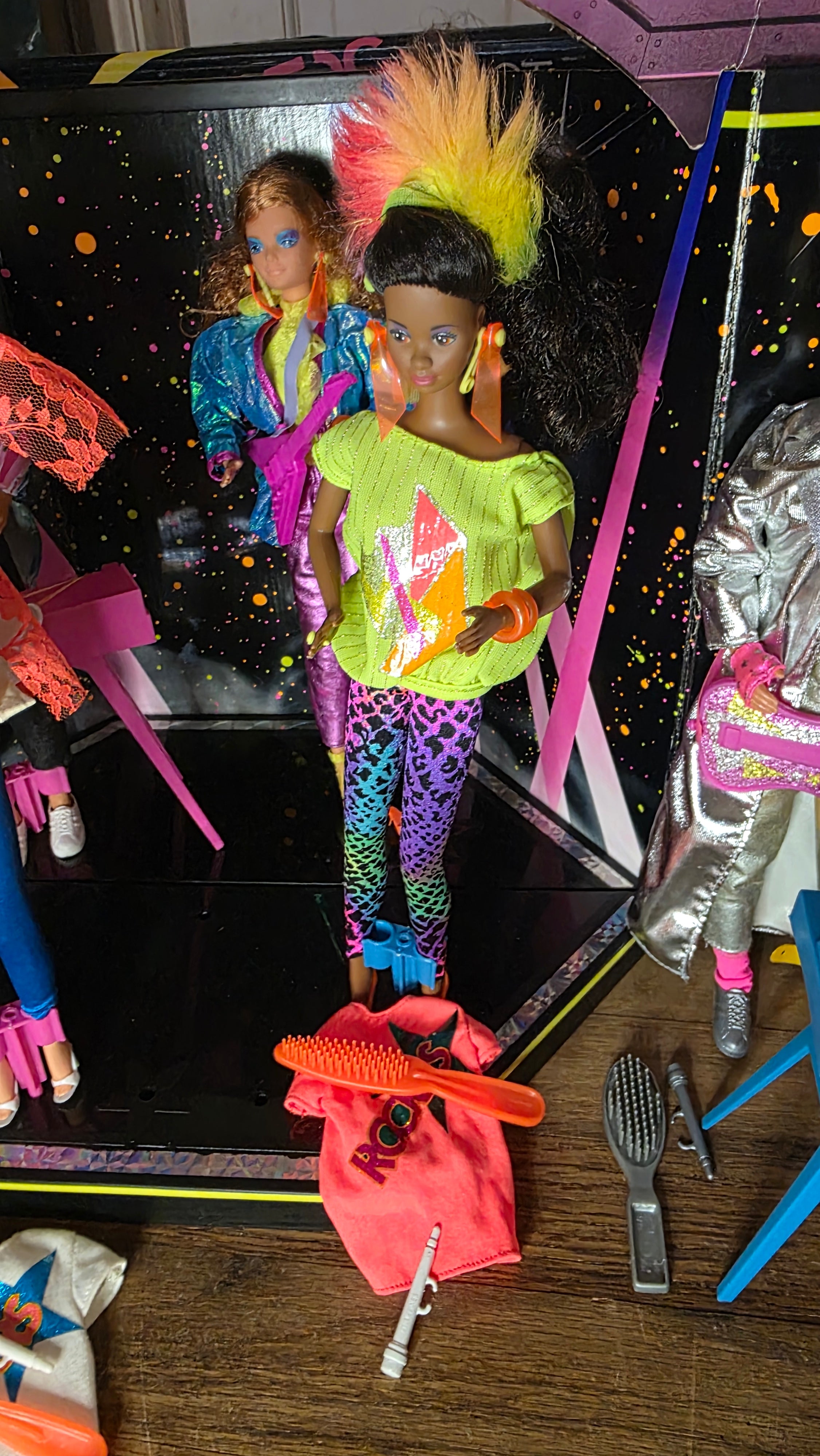 Barbie and The Rockers Stage and Dolls