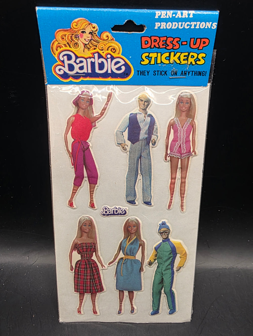80's Barbie Dress Up Srickers