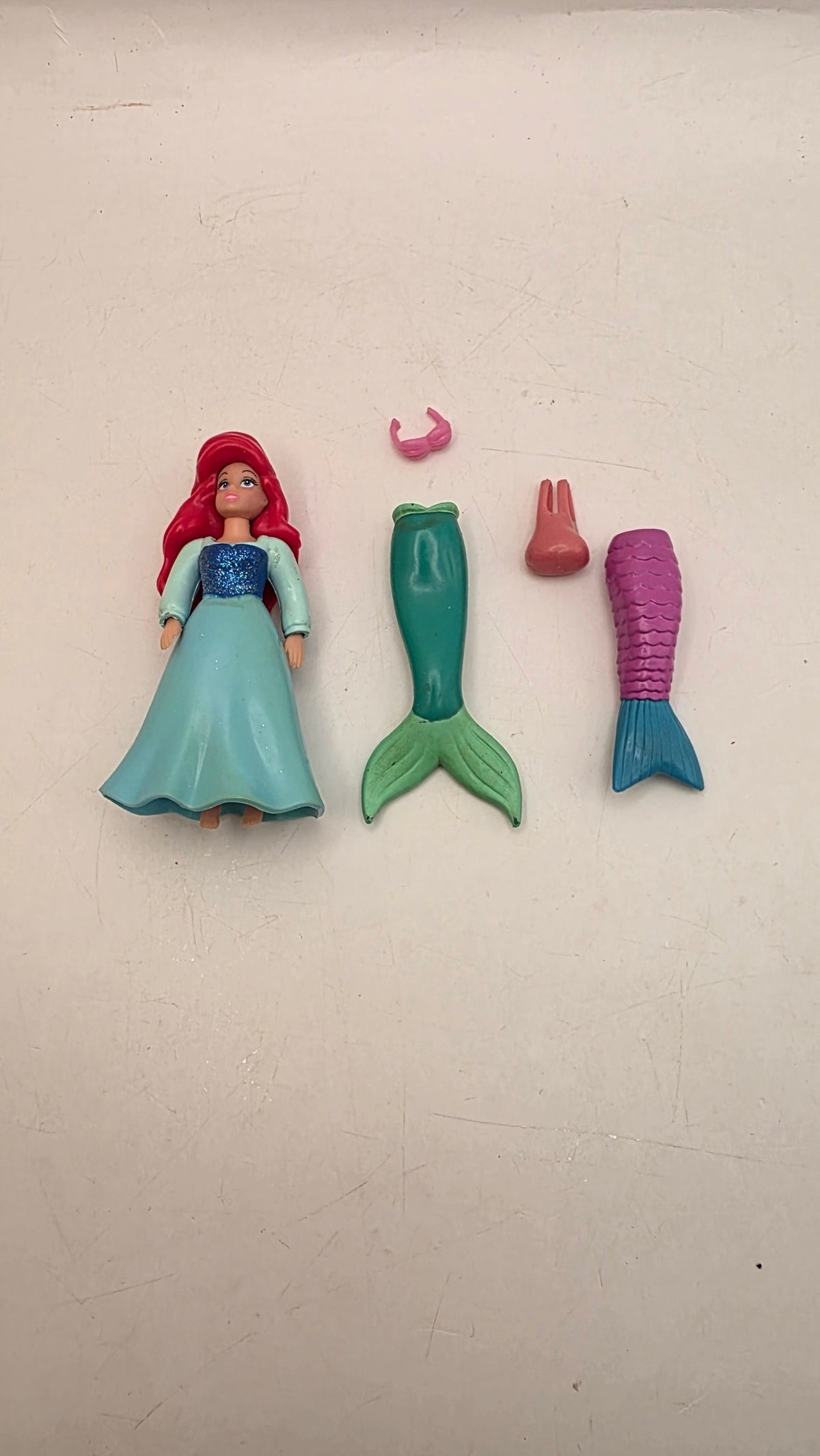 Belle and Ariel Polly Pockets