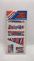 Bazooka Bubble Gum Puffy Stickers
