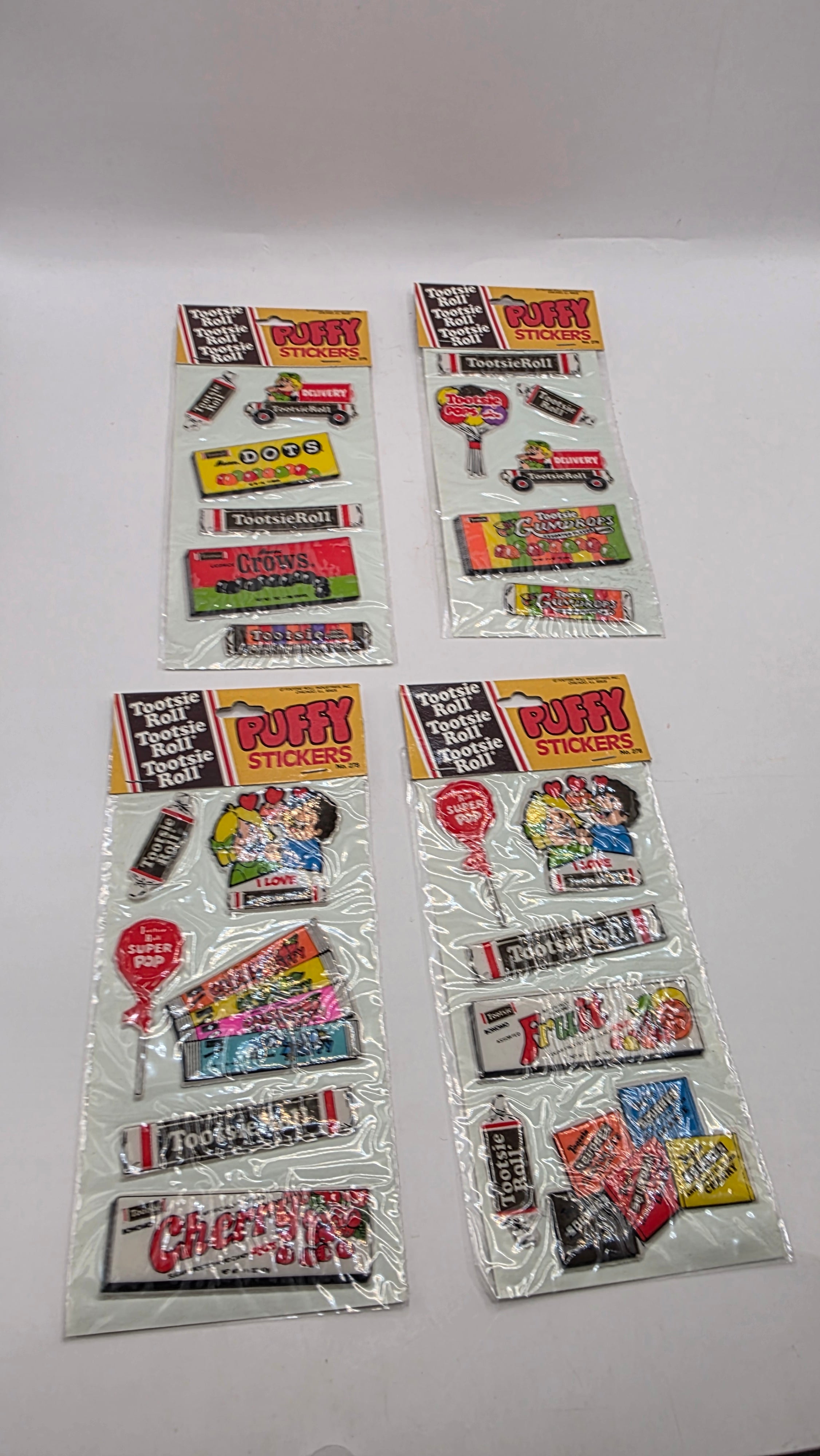 Tootsie Roll Puffy Stickers