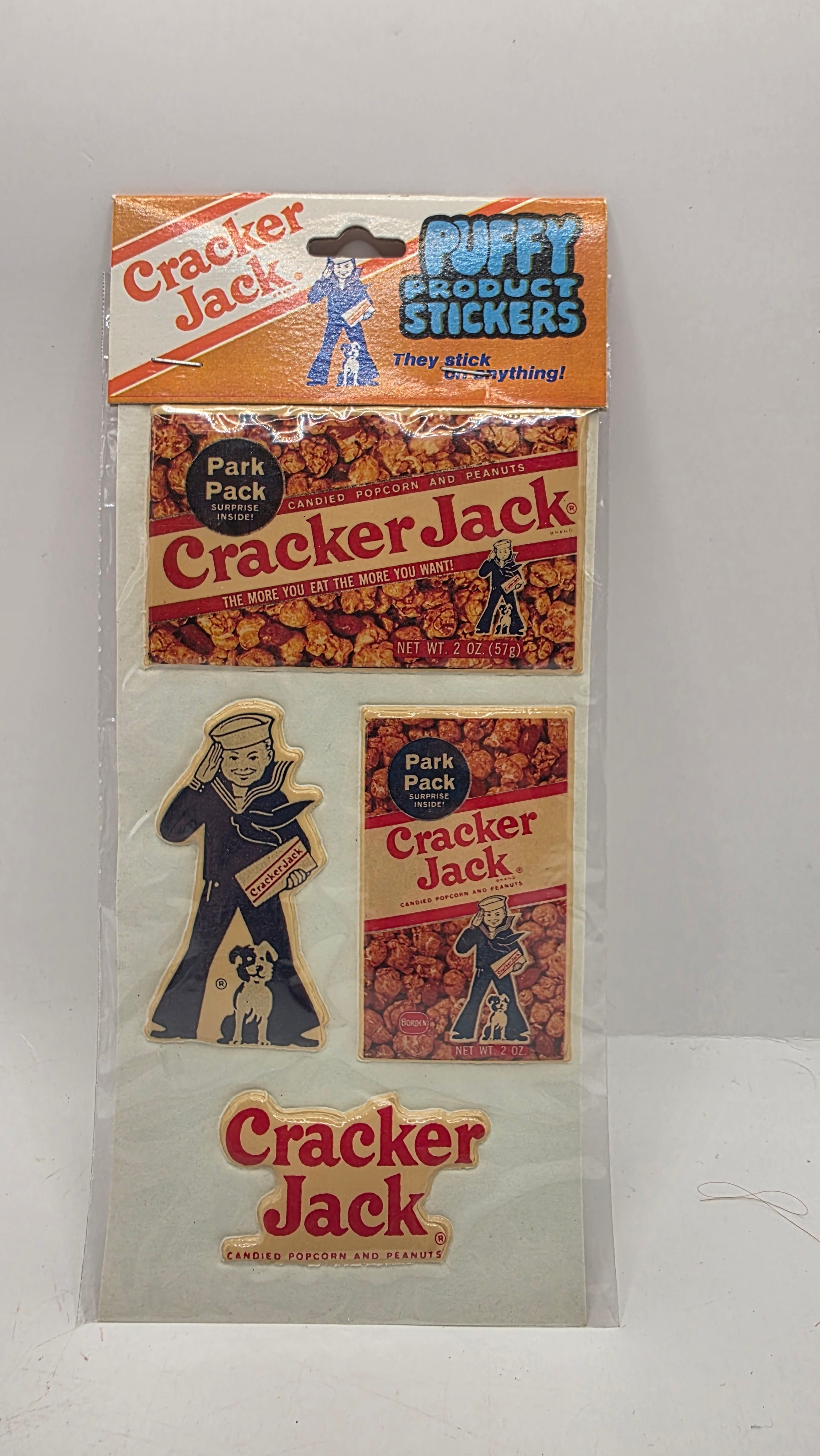 Cracker Jack Puffy Stickers