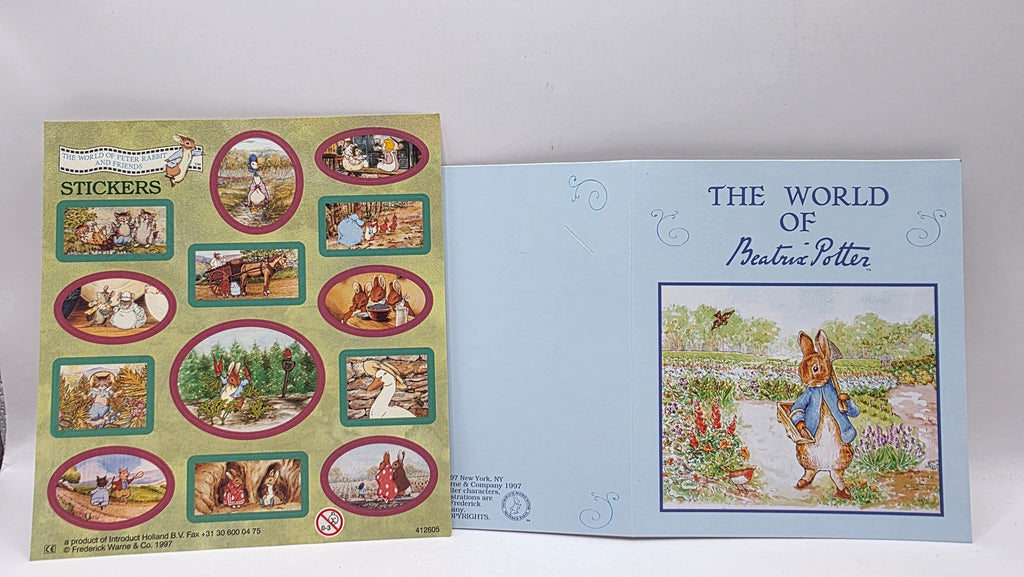 Peter Rabbit Card and Stickers