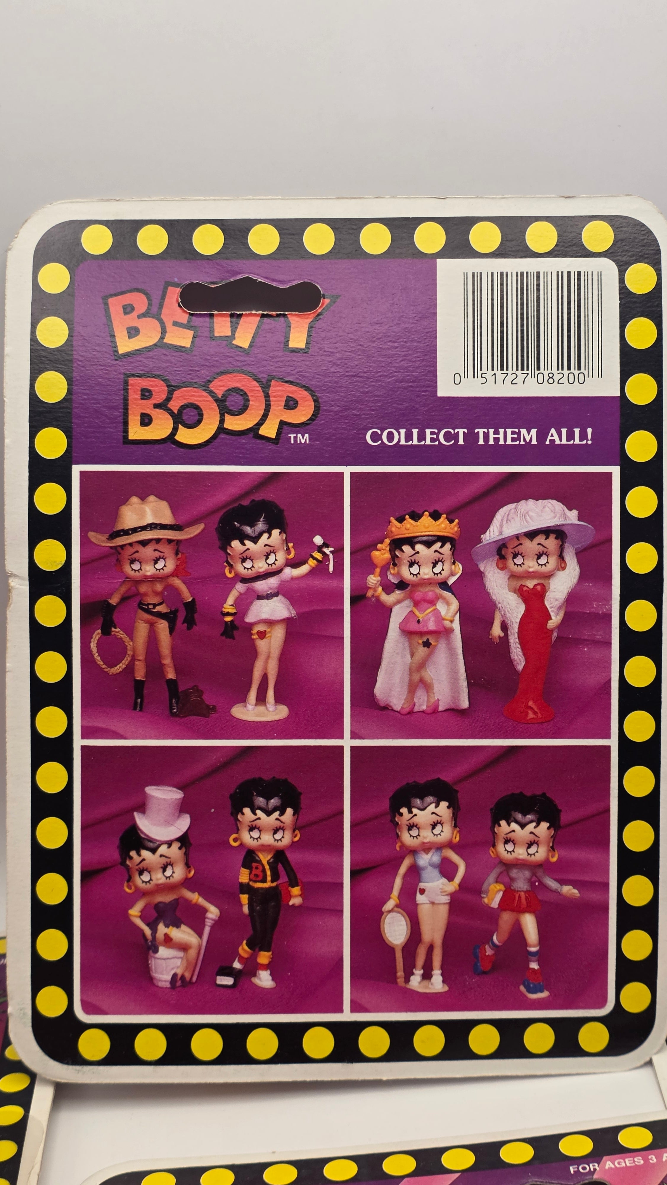 Vintage Betty Boop Figures Full Set Of 8