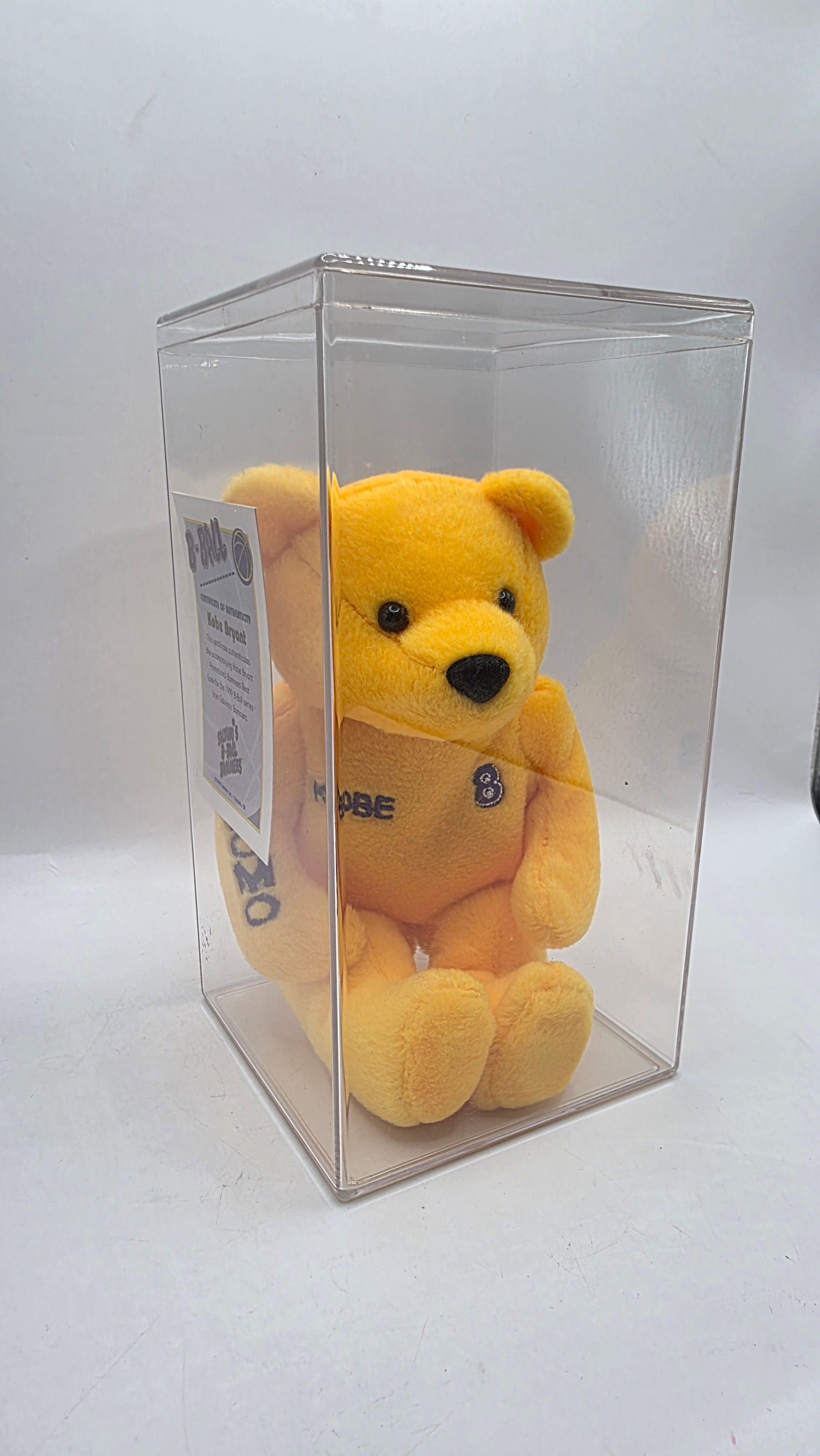 Kobe Bryant TY Bear In Case