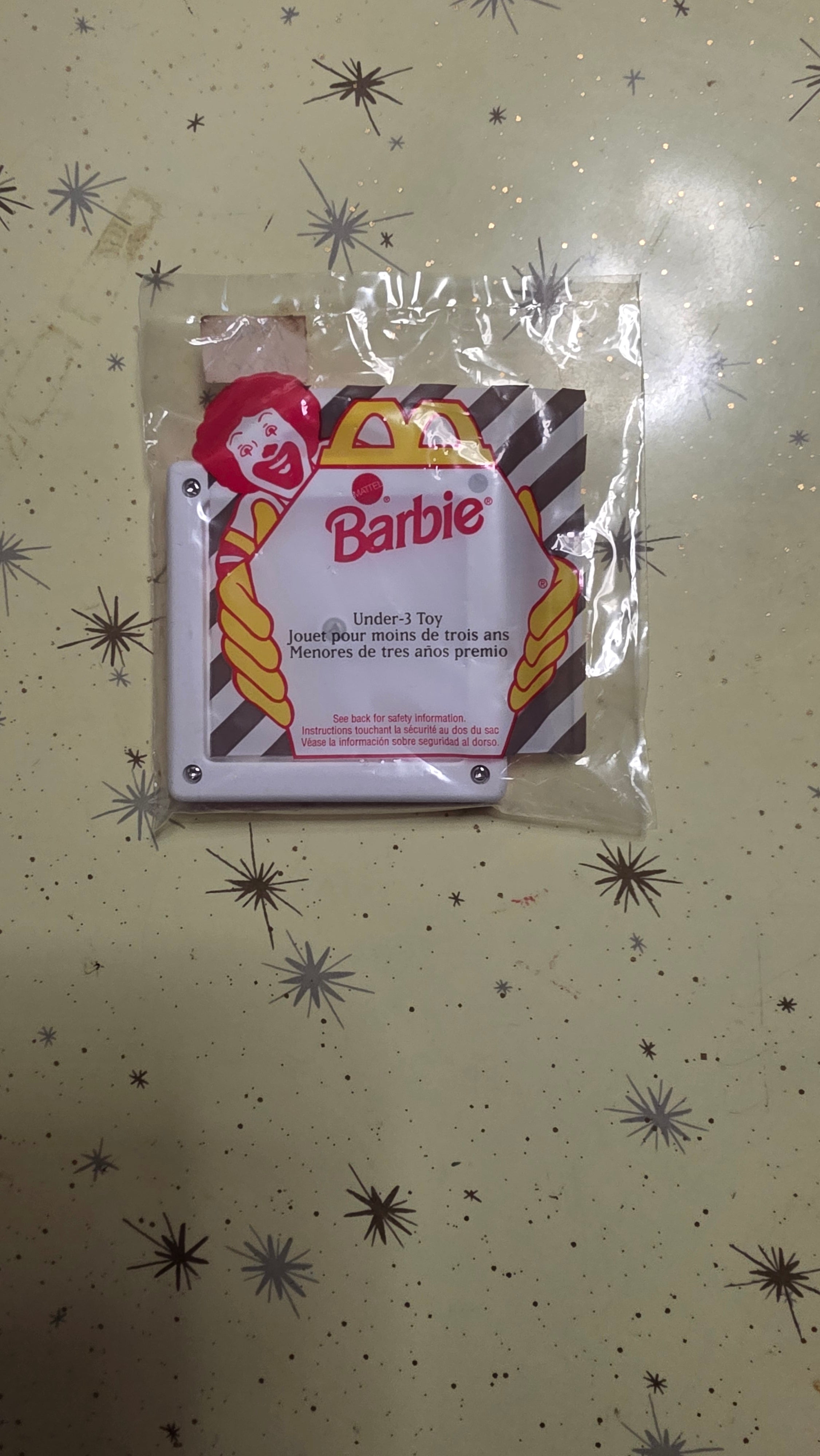 1996 Barbie McDonald's Toy Game