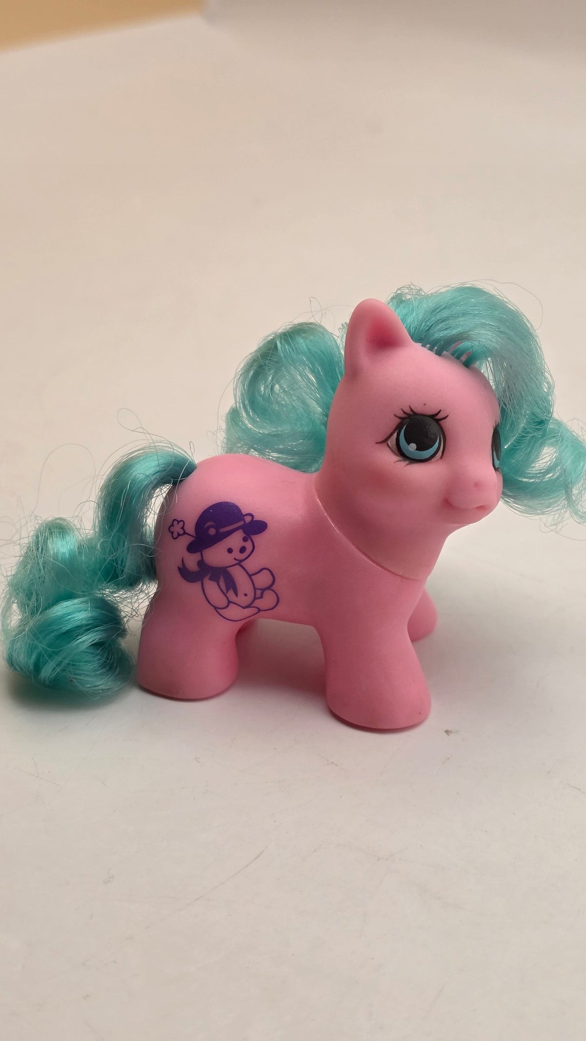 G1 My Little Pony Teeny Tiny Baby Tabby Bear