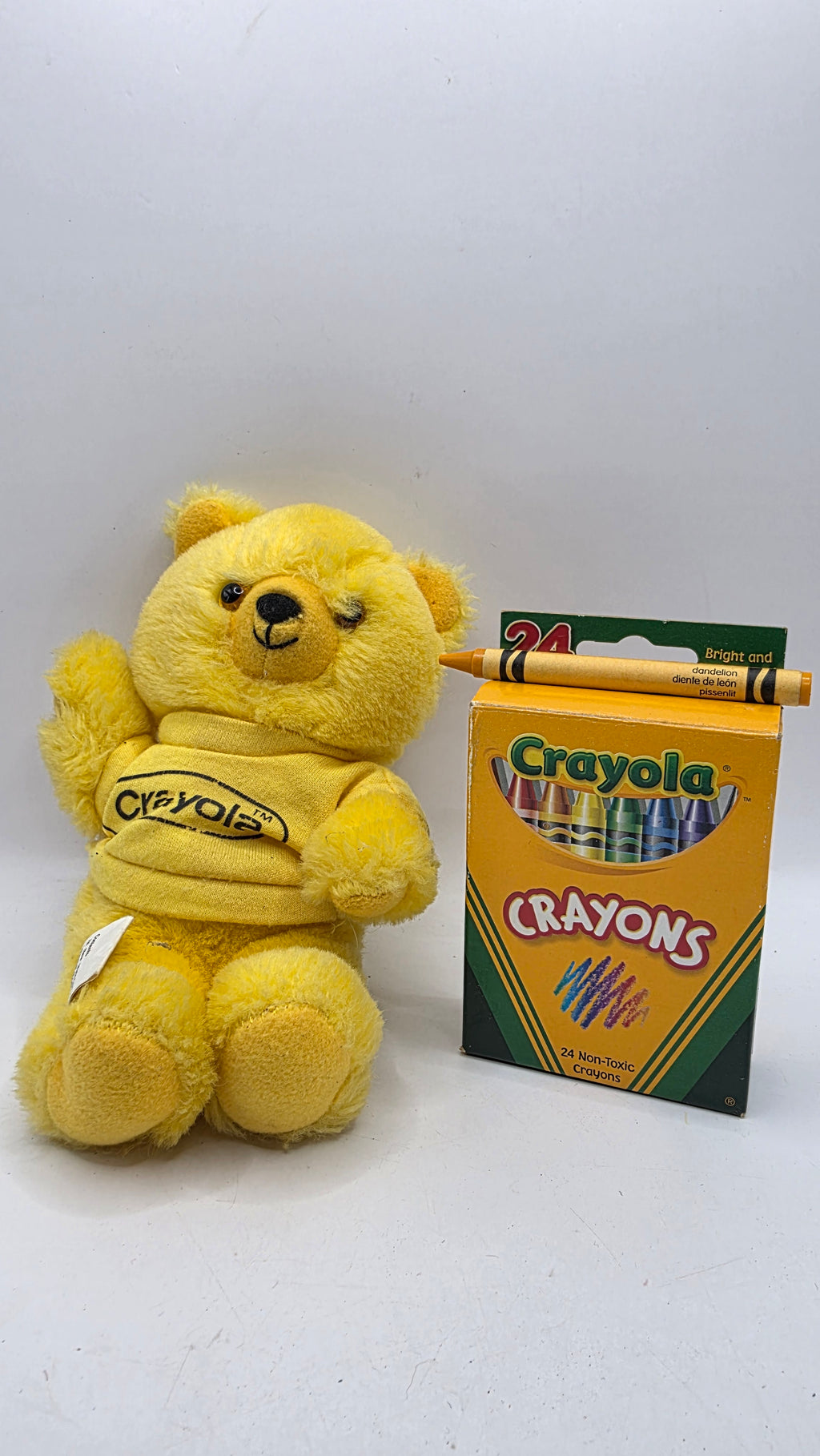 Crayola Bear and Vintage Crayons