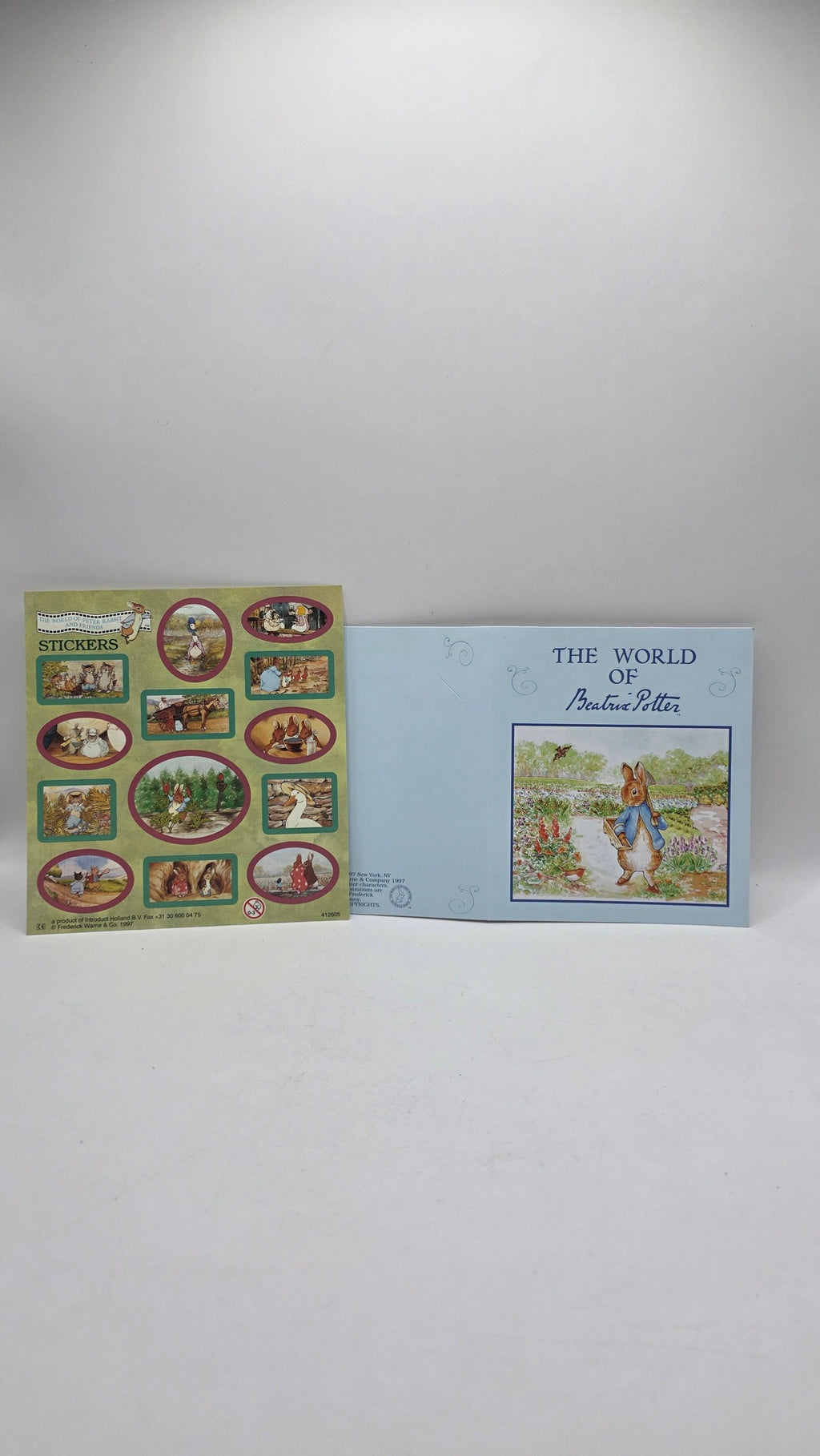 Peter Rabbit Card and Stickers