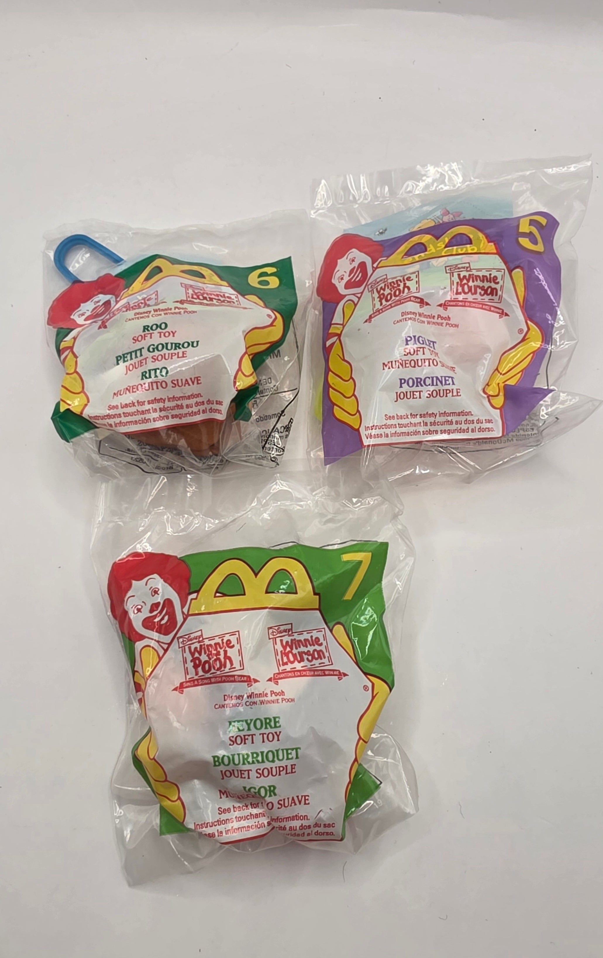 Winnie the Pooh McDonald's toys