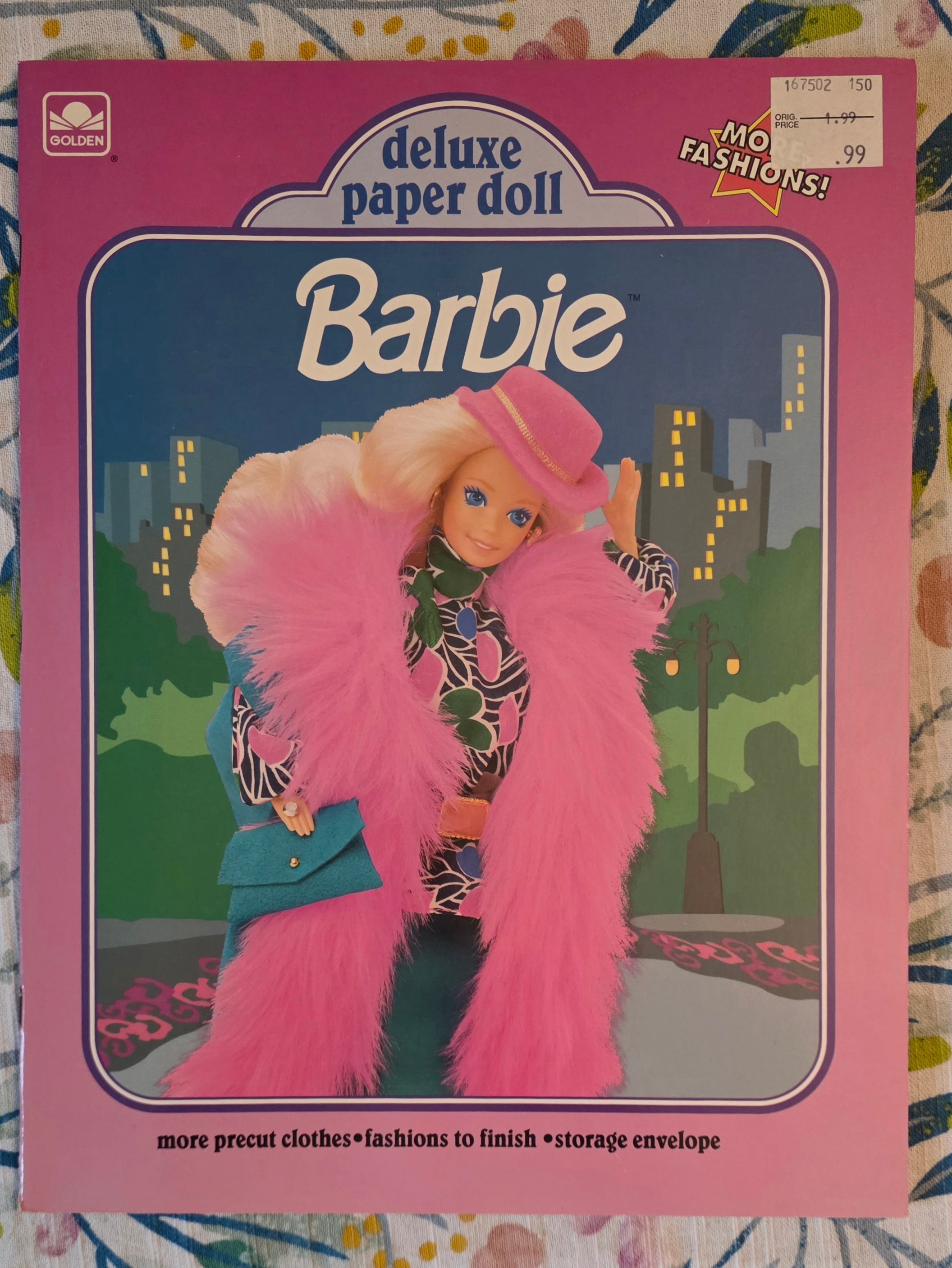 1991 Barbie Paper Doll