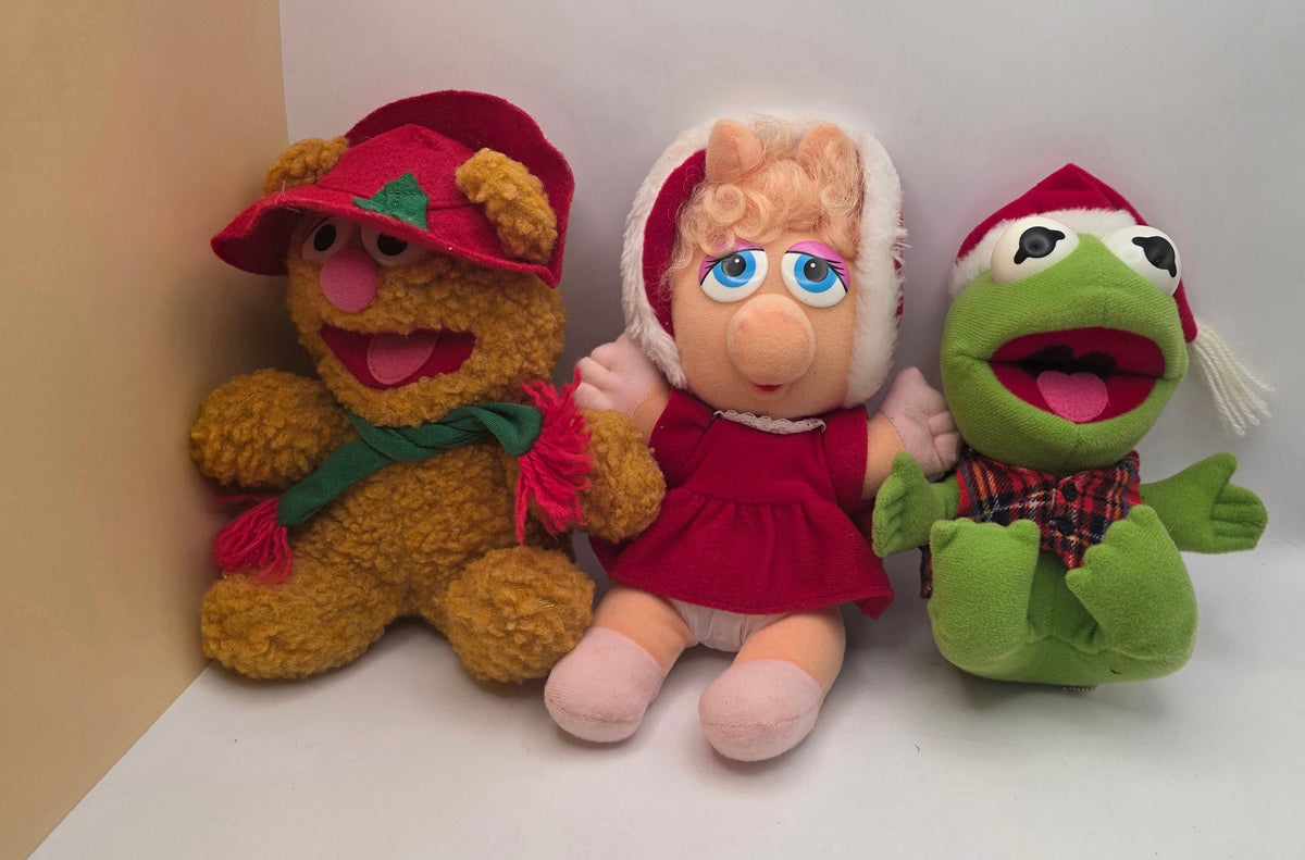 Set Of Three Christmas Muppet Babies