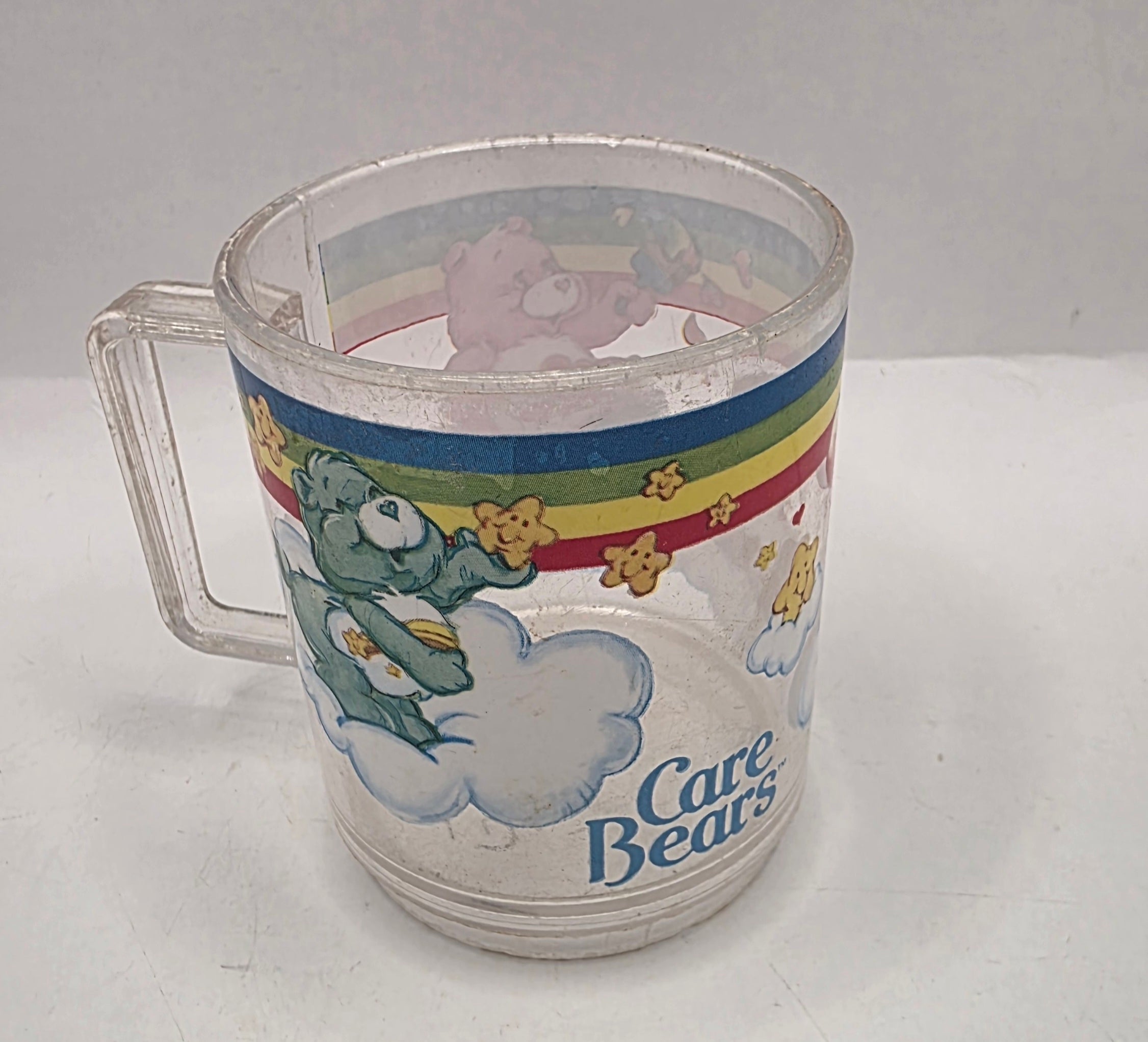 Clear Care Bears Plastic Mug